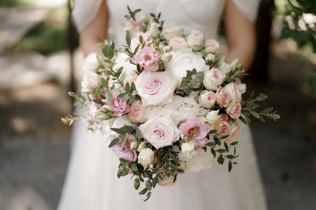 Dreamy wedding bouquet bridal bouquet -R086 Rose Morning