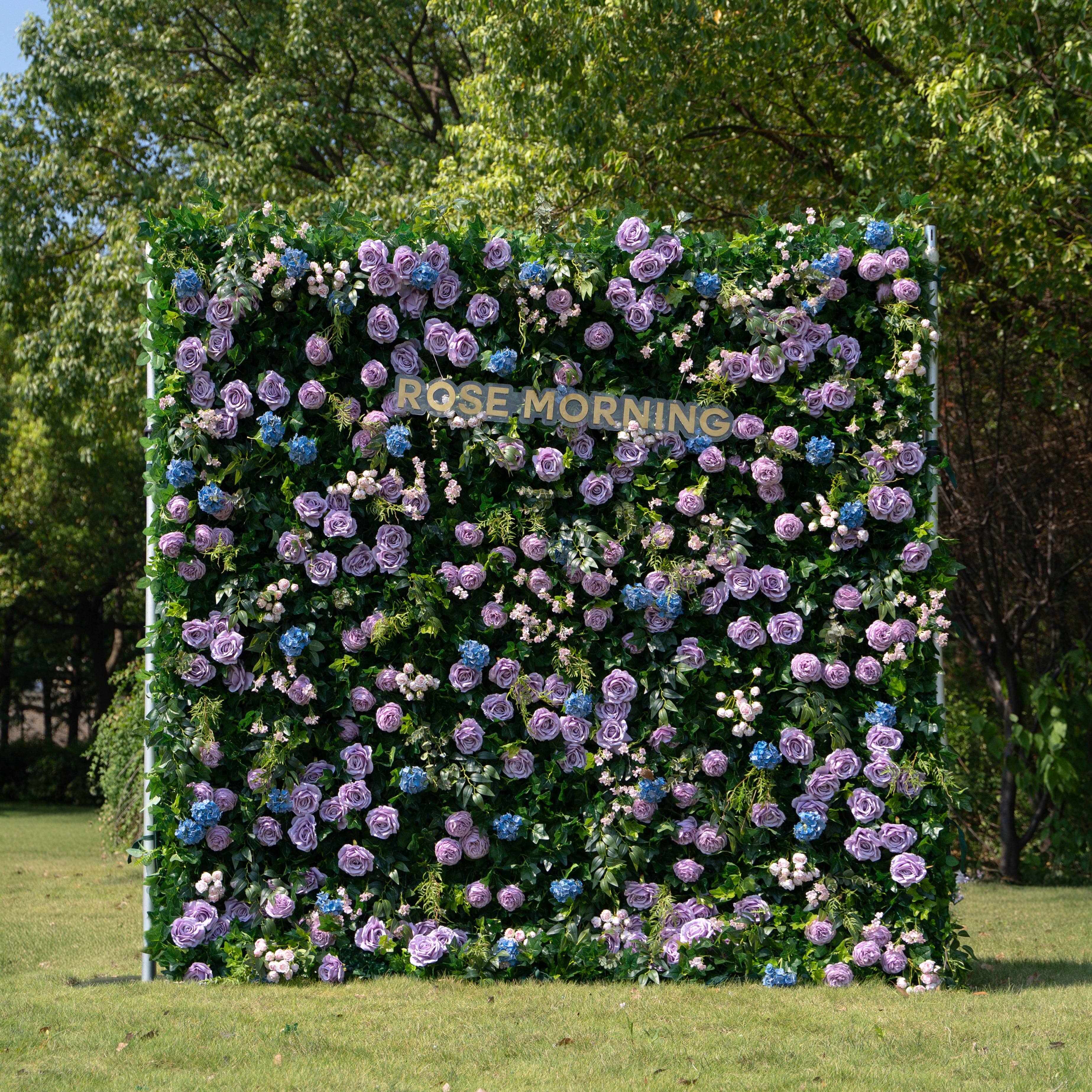 Dana:3D Fabric Artificial rolling up curtain flower wall