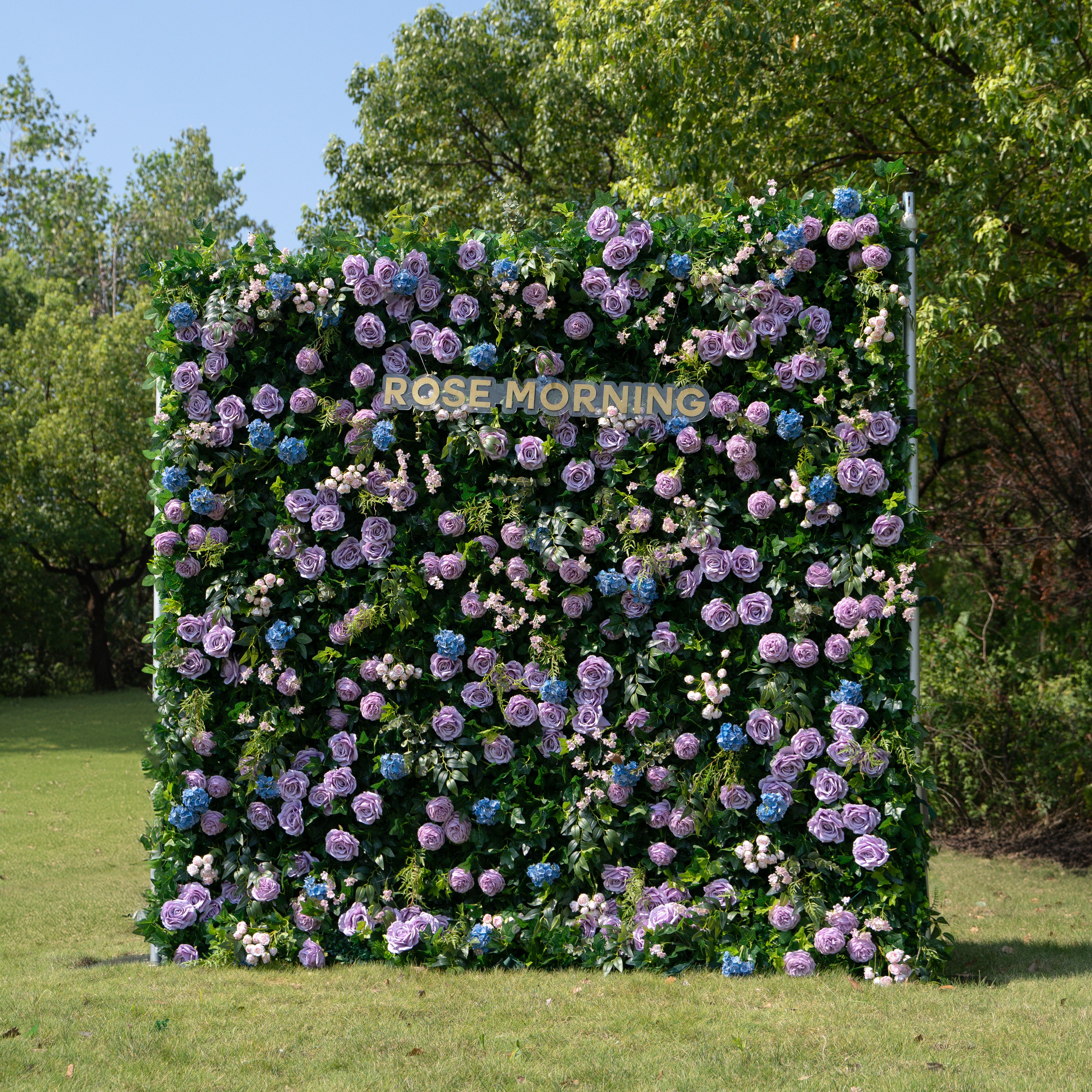 Dana:3D Fabric Artificial rolling up curtain flower wall