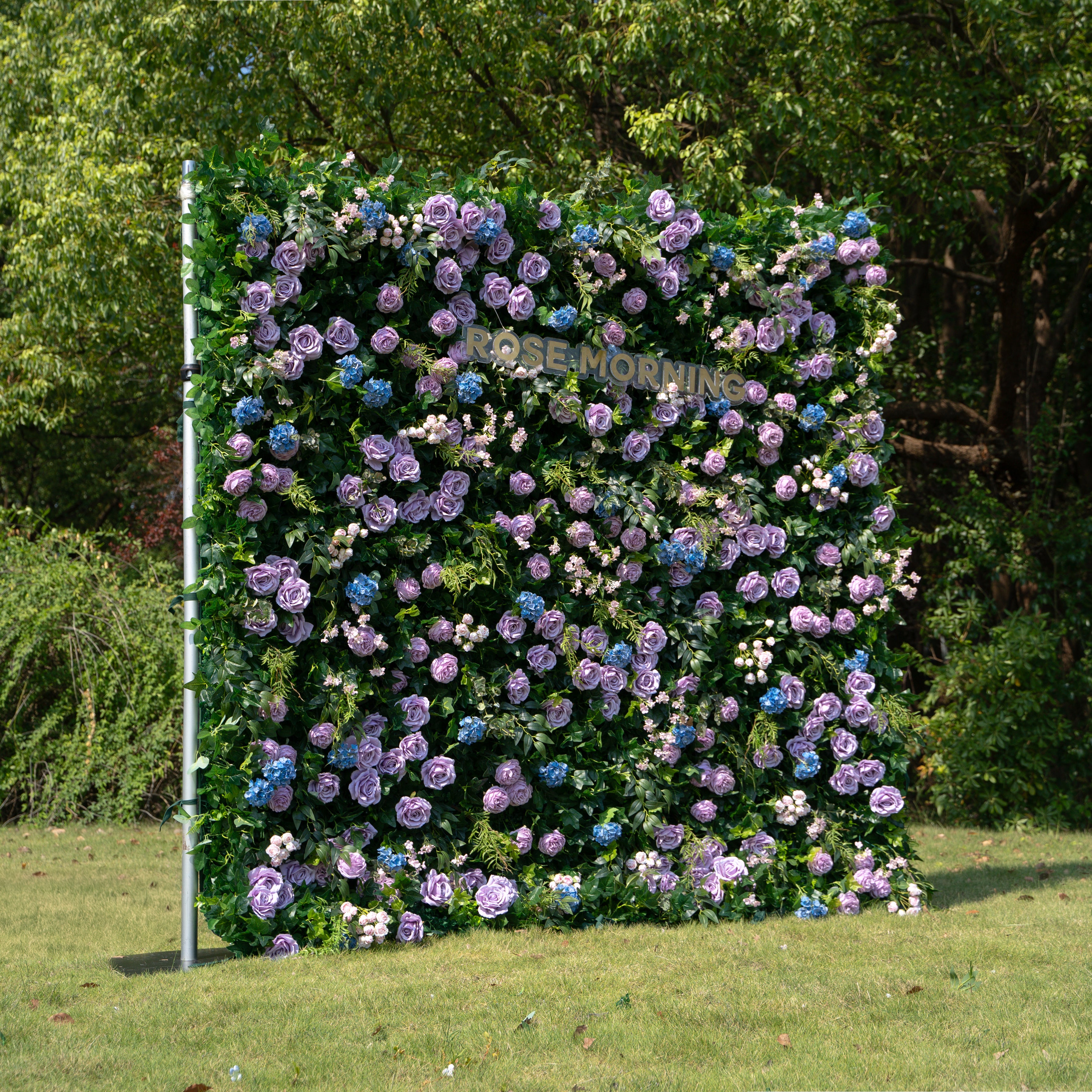 Dana:3D Fabric Artificial rolling up curtain flower wall