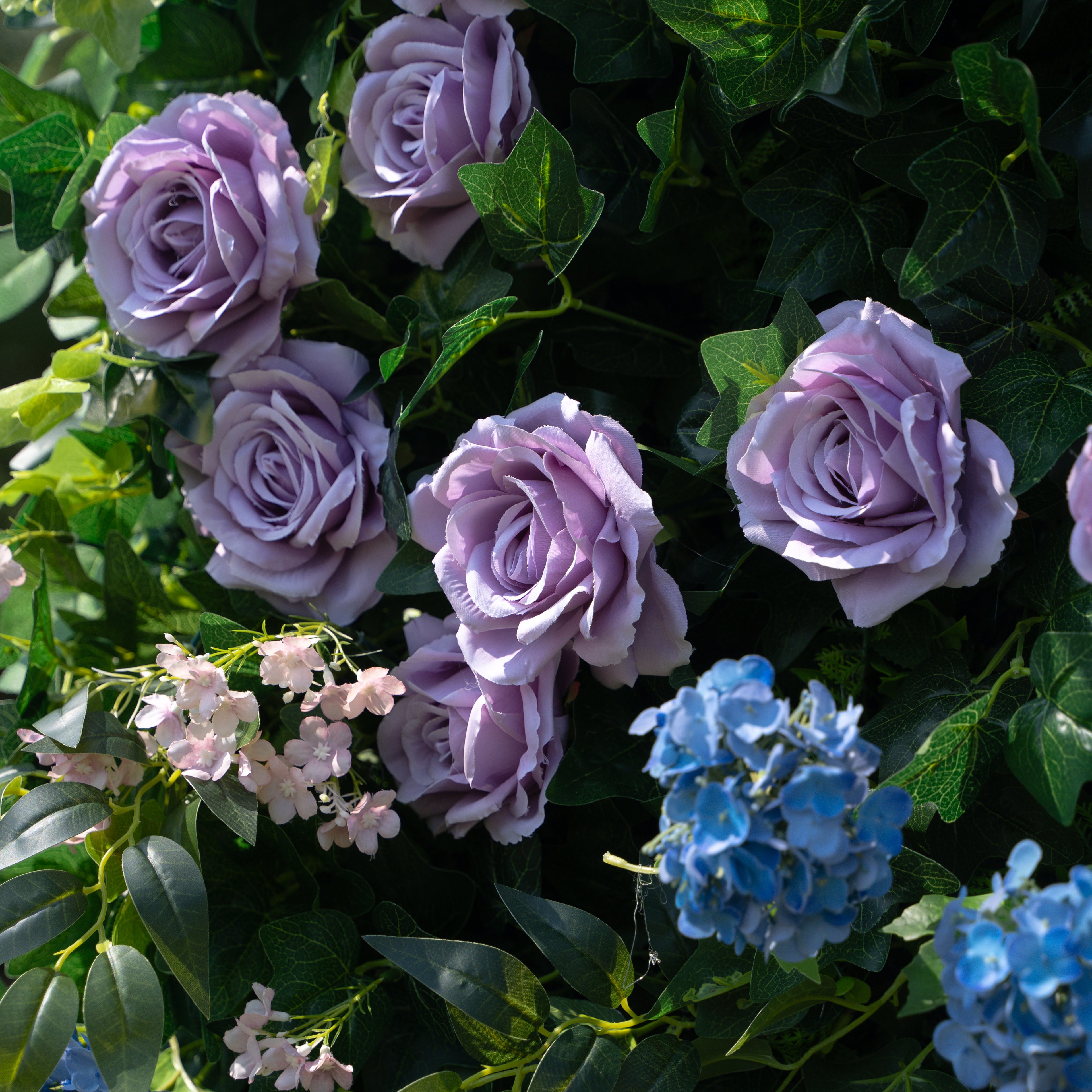 Dana:3D Fabric Artificial rolling up curtain flower wall