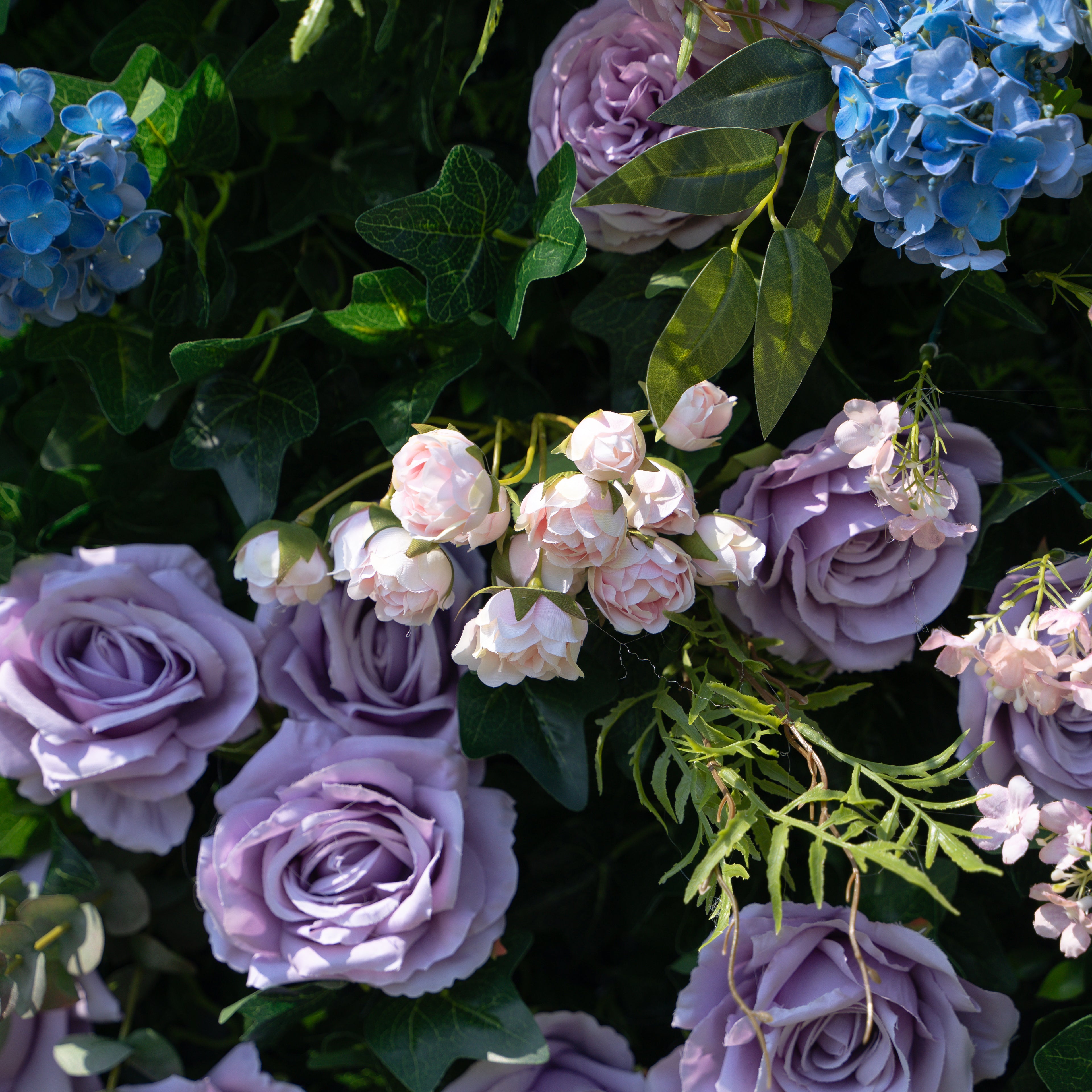 Dana:3D Fabric Artificial rolling up curtain flower wall