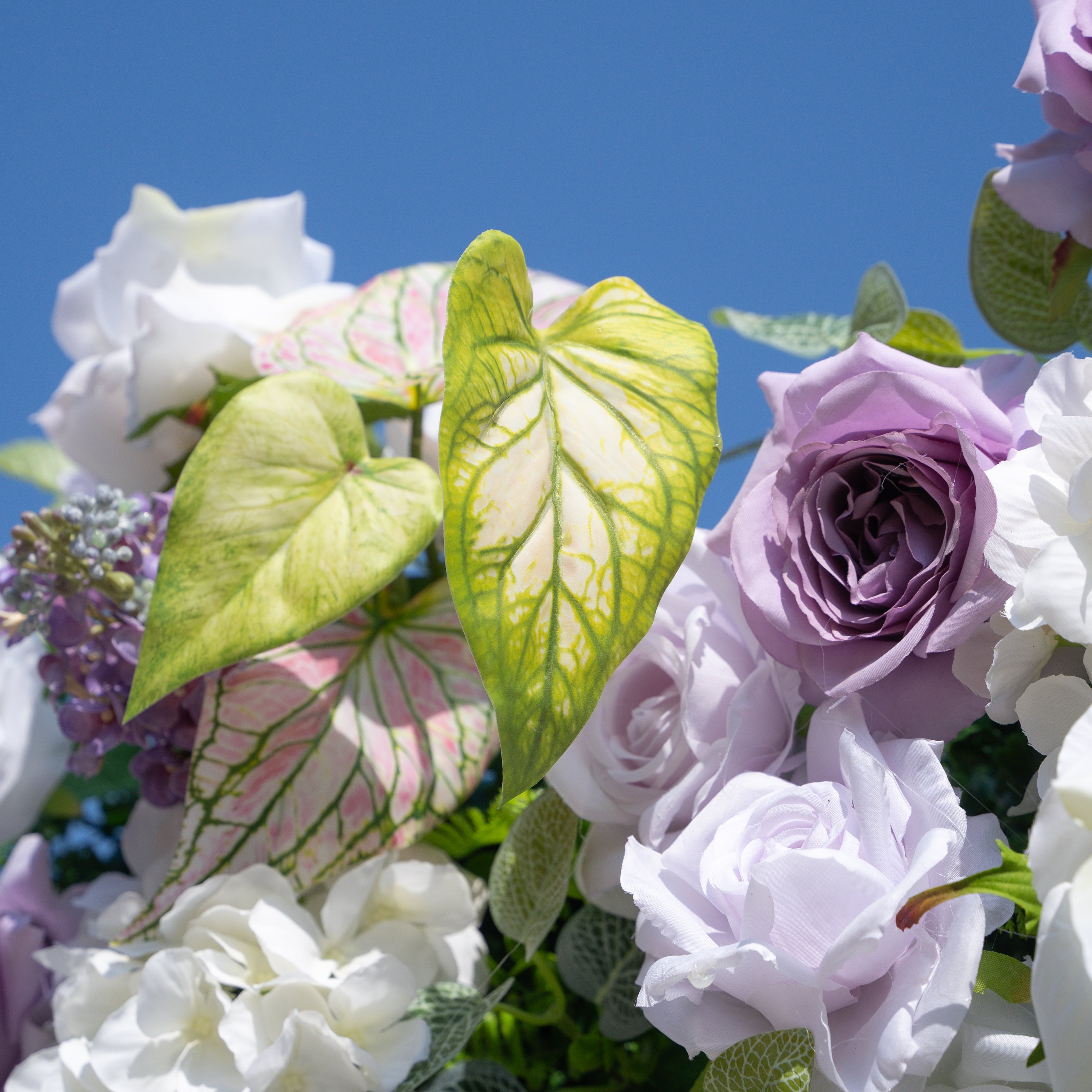 Danielle:5D Fabric Artificial rolling up curtain flower wall (Ready to ship-Only USA)
