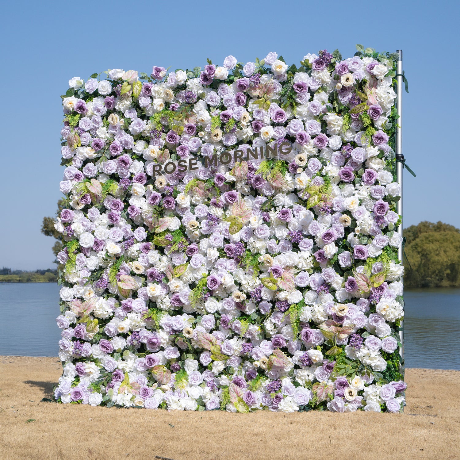 Danielle:5D Fabric Artificial rolling up curtain flower wall