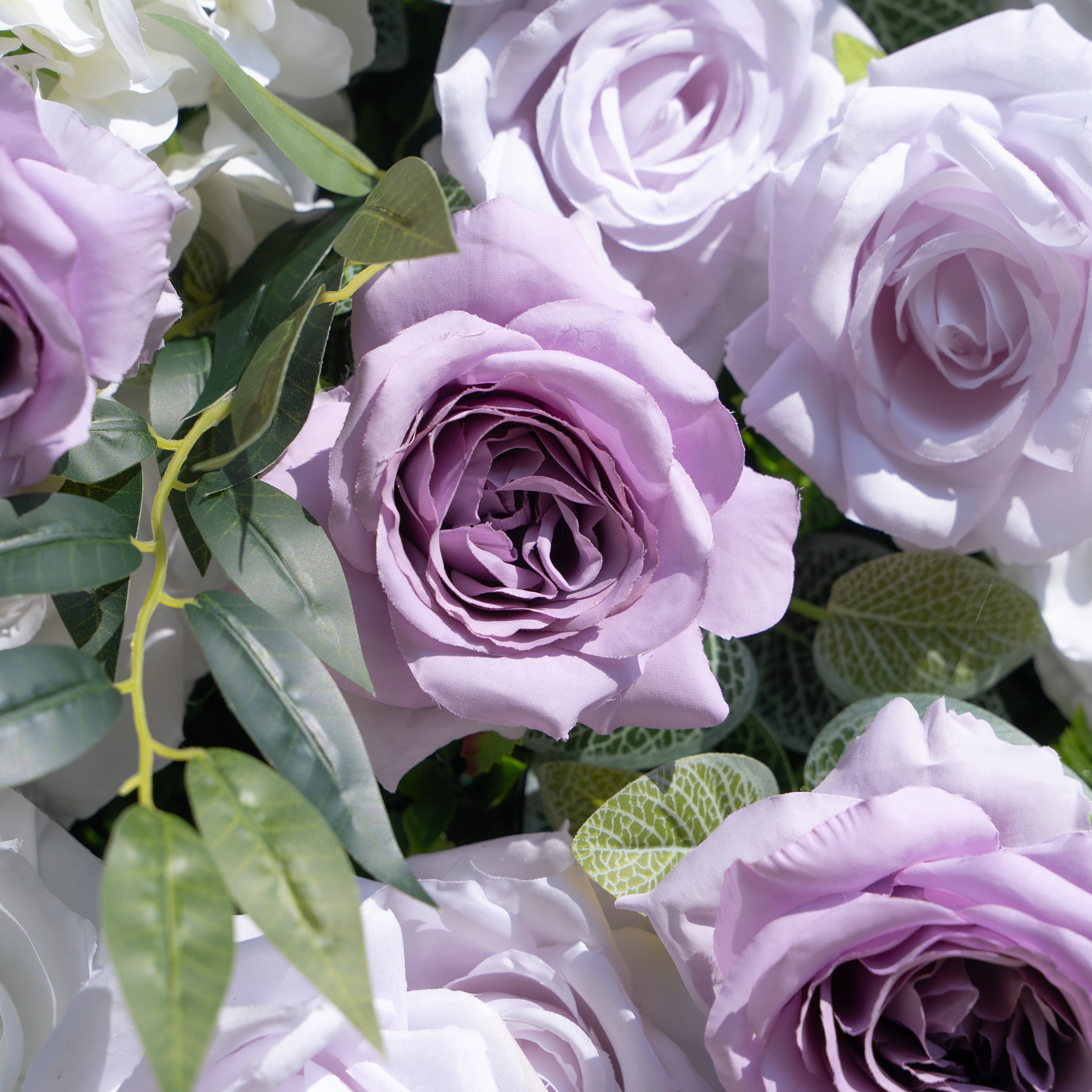 Danielle:5D Fabric Artificial rolling up curtain flower wall (Ready to ship-Only USA)