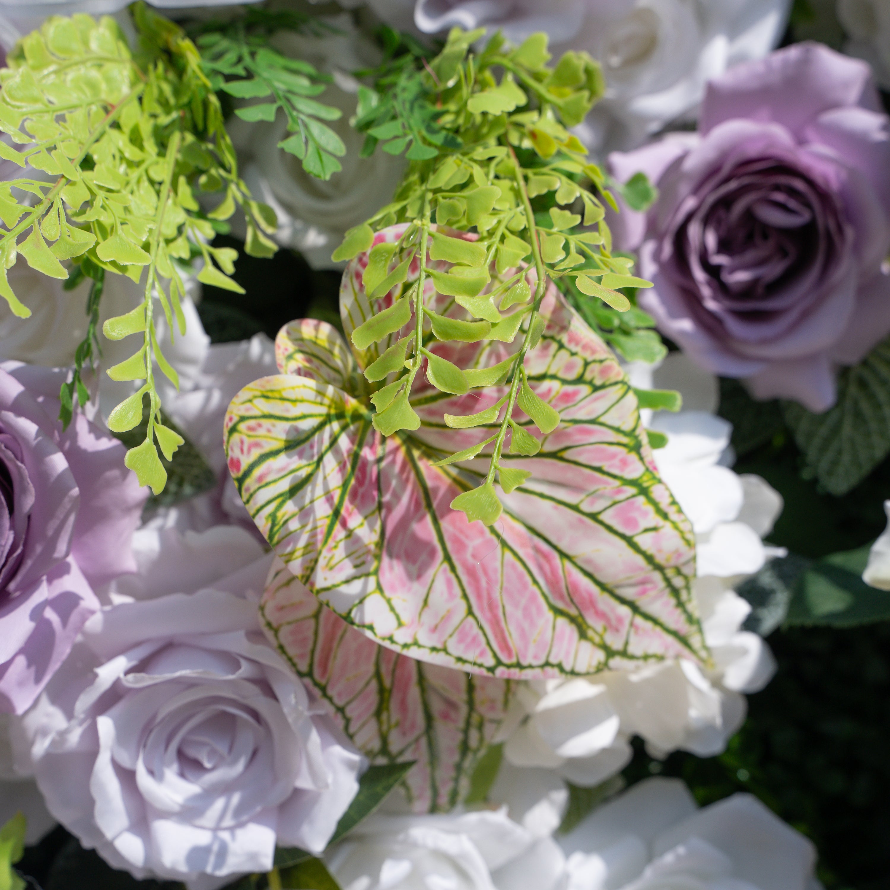 Danielle:5D Fabric Artificial rolling up curtain flower wall