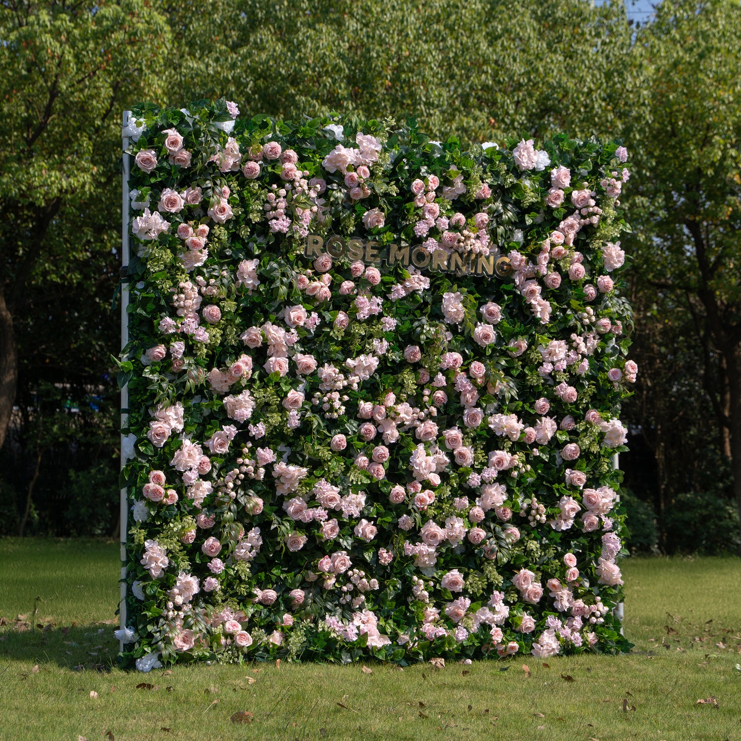 Darling:5D Fabric Artificial rolling up curtain flower wall