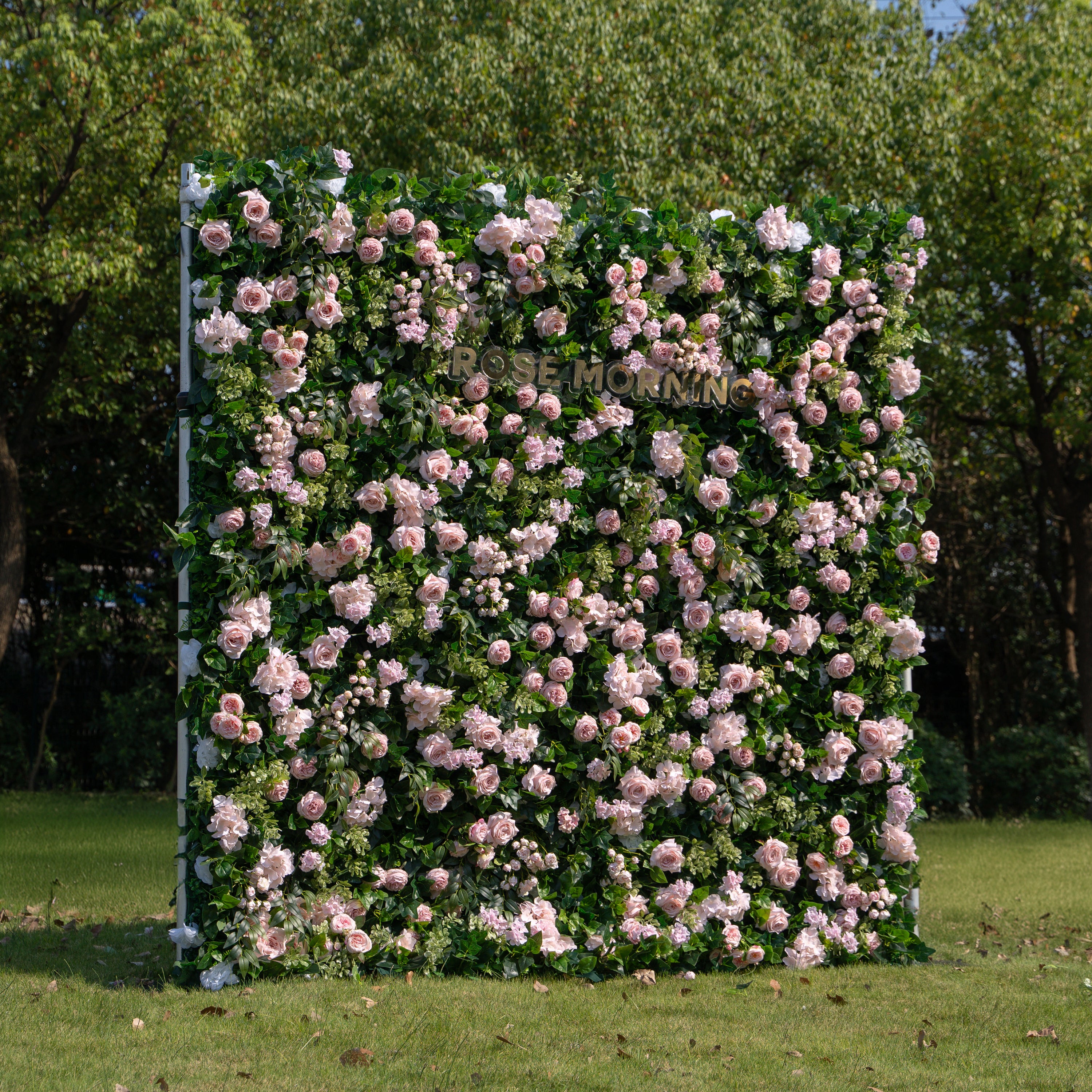 Darling:5D Fabric Artificial rolling up curtain flower wall