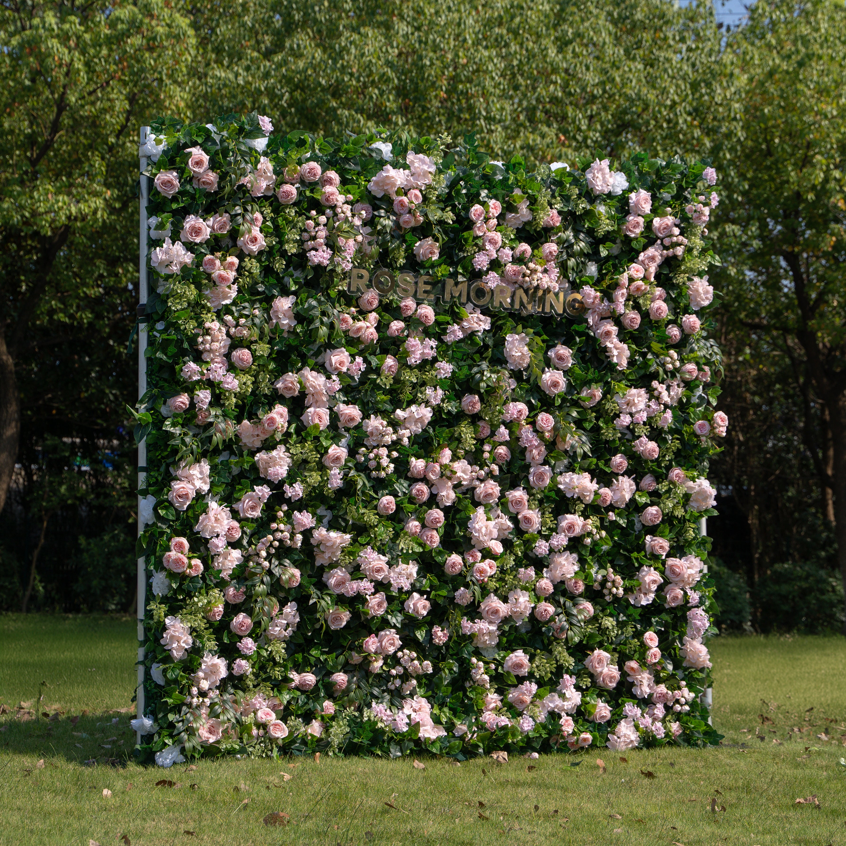 Darling:5D Fabric Artificial rolling up curtain flower wall