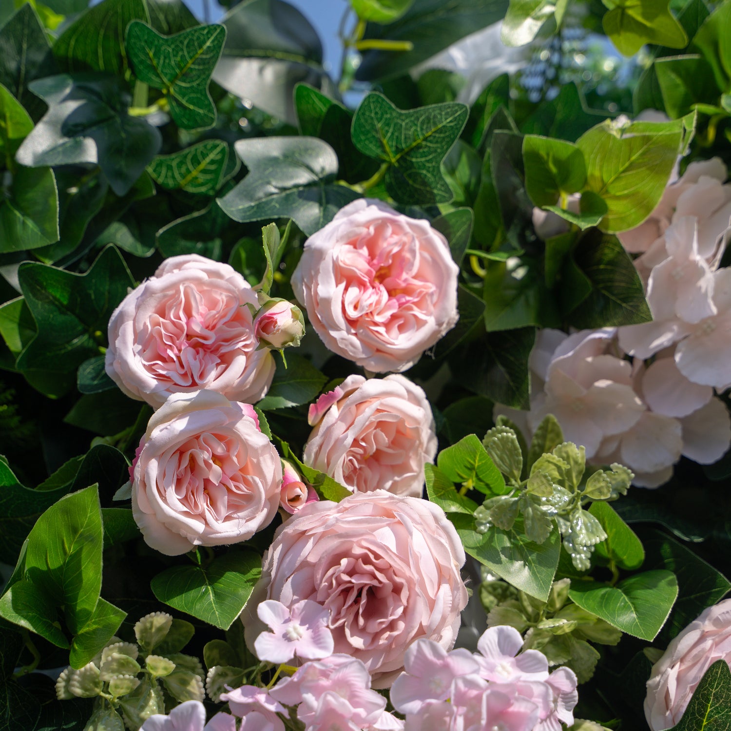 Darling:5D Fabric Artificial rolling up curtain flower wall