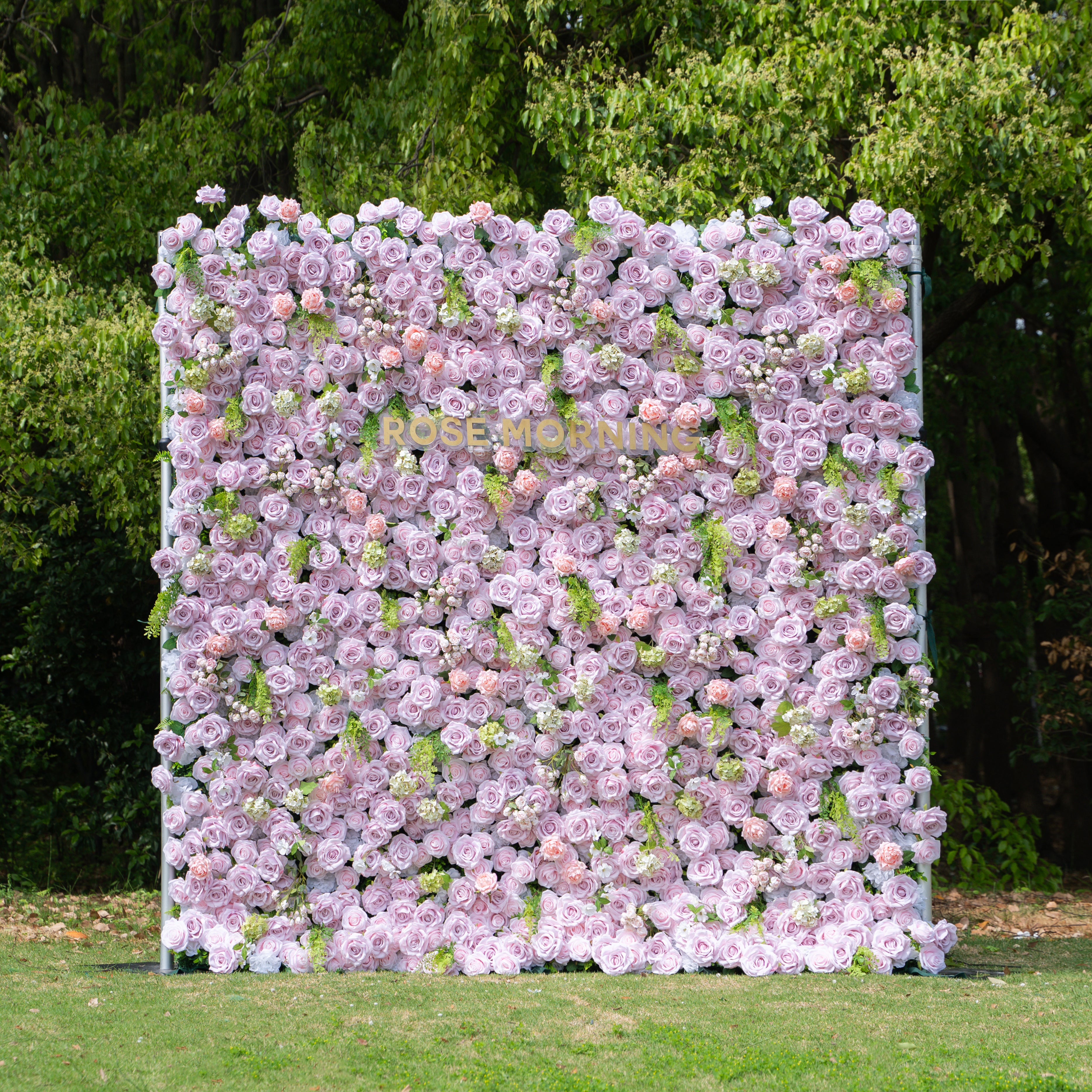 Debra:5D Fabric Artificial rolling up curtain flower wall (Ready to ship-Only USA)