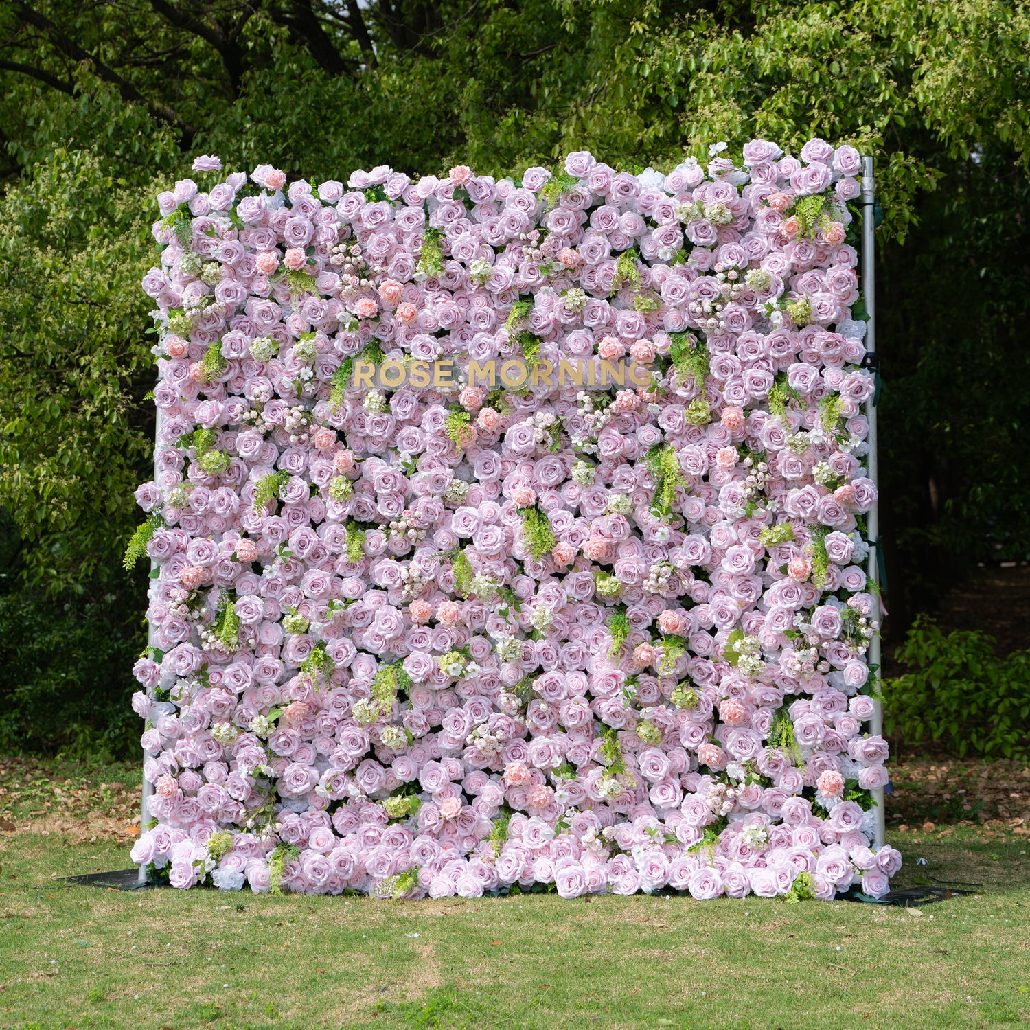 Debra:5D Fabric Artificial rolling up curtain flower wall (Ready to ship-Only USA)