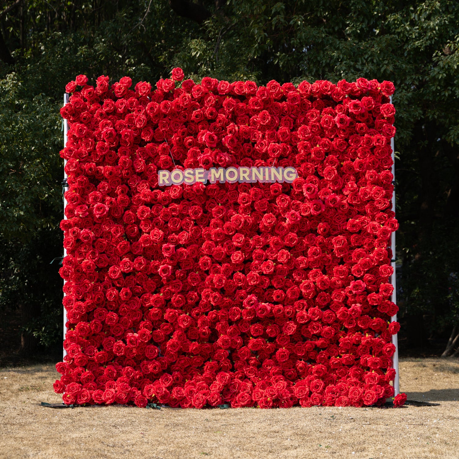 Destiny:3D Fabric Artificial rolling up curtain flower wall((Ready to ship-Only USA))