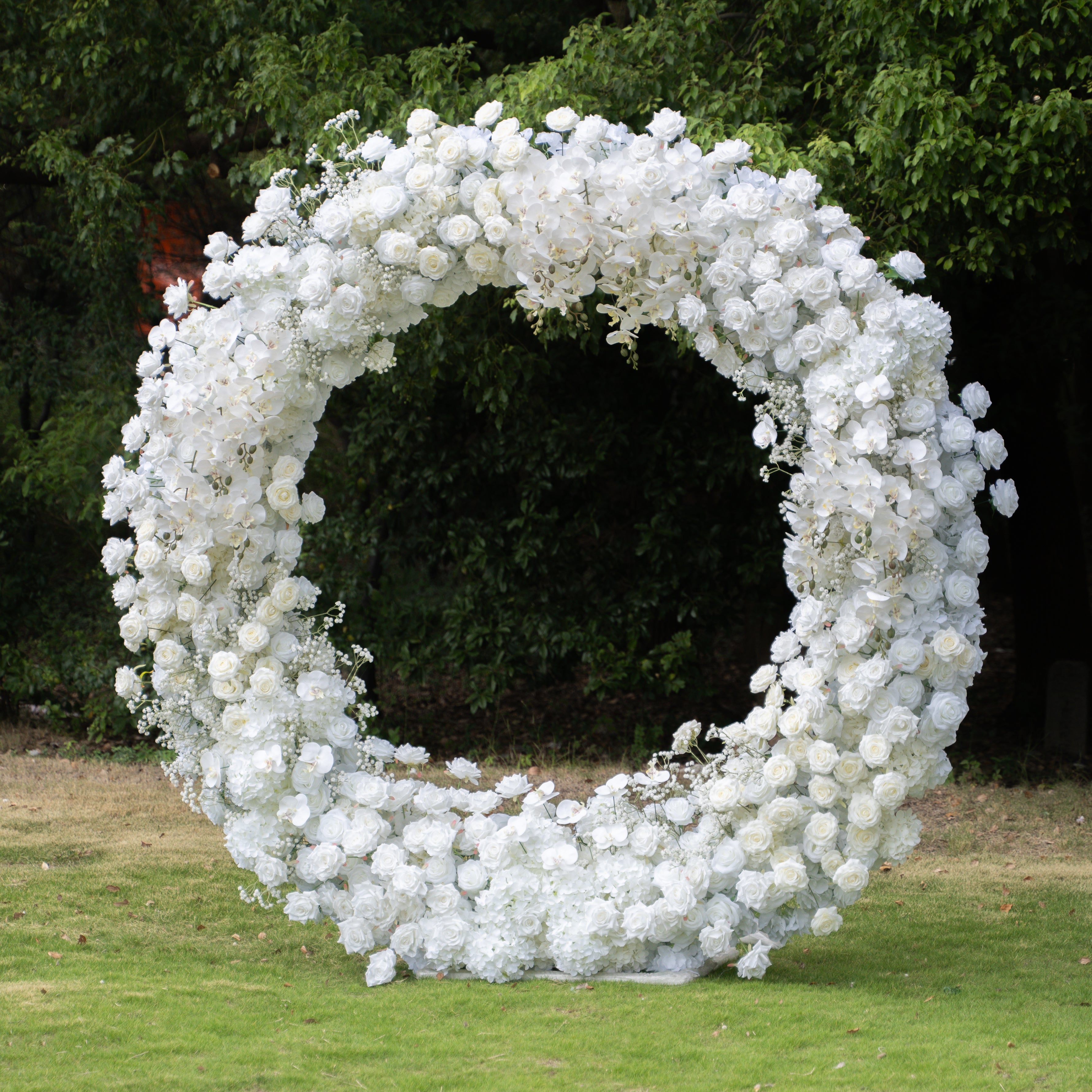 Donut Wedding Party Background Floral Arch Decoration