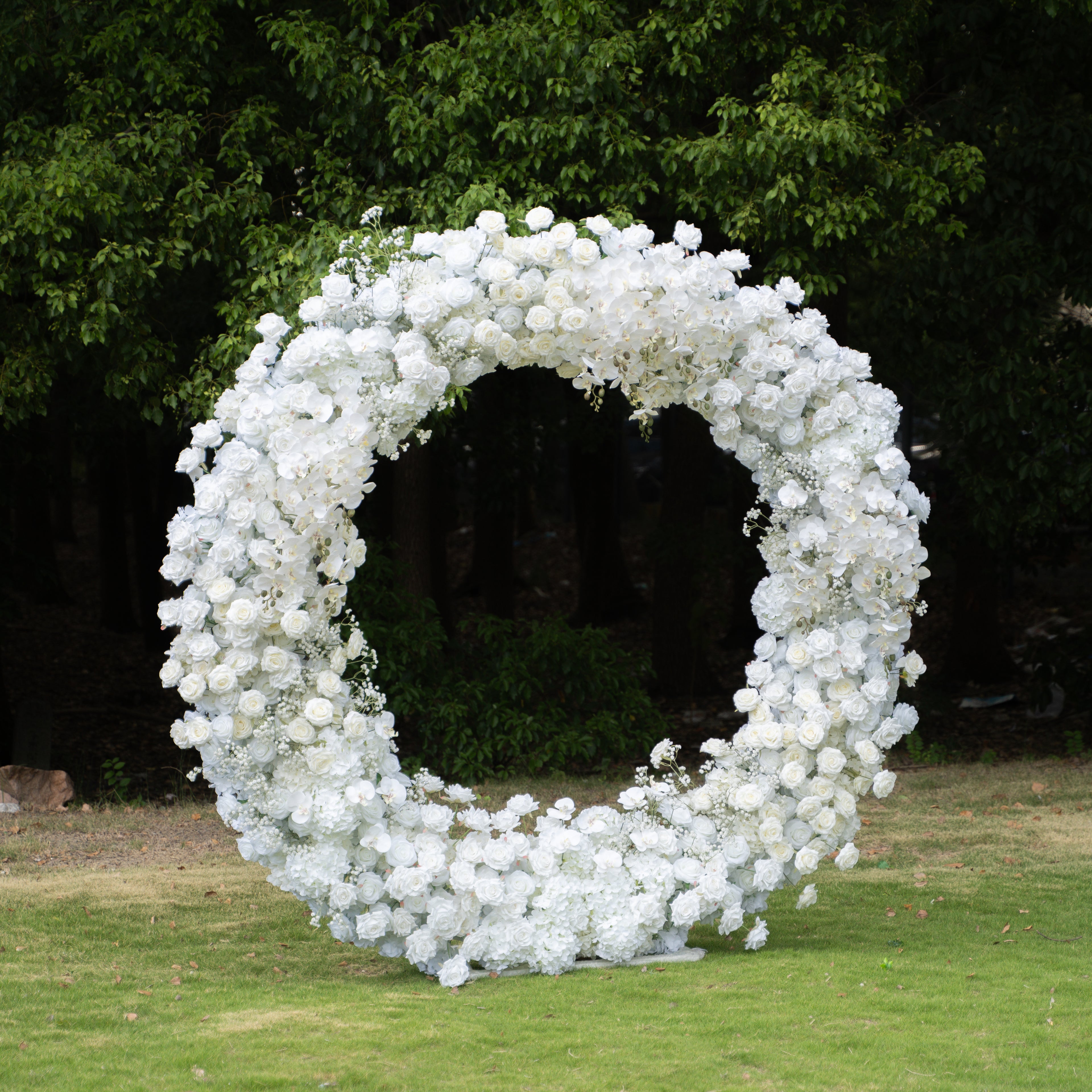 Donut Wedding Party Background Floral Arch Decoration