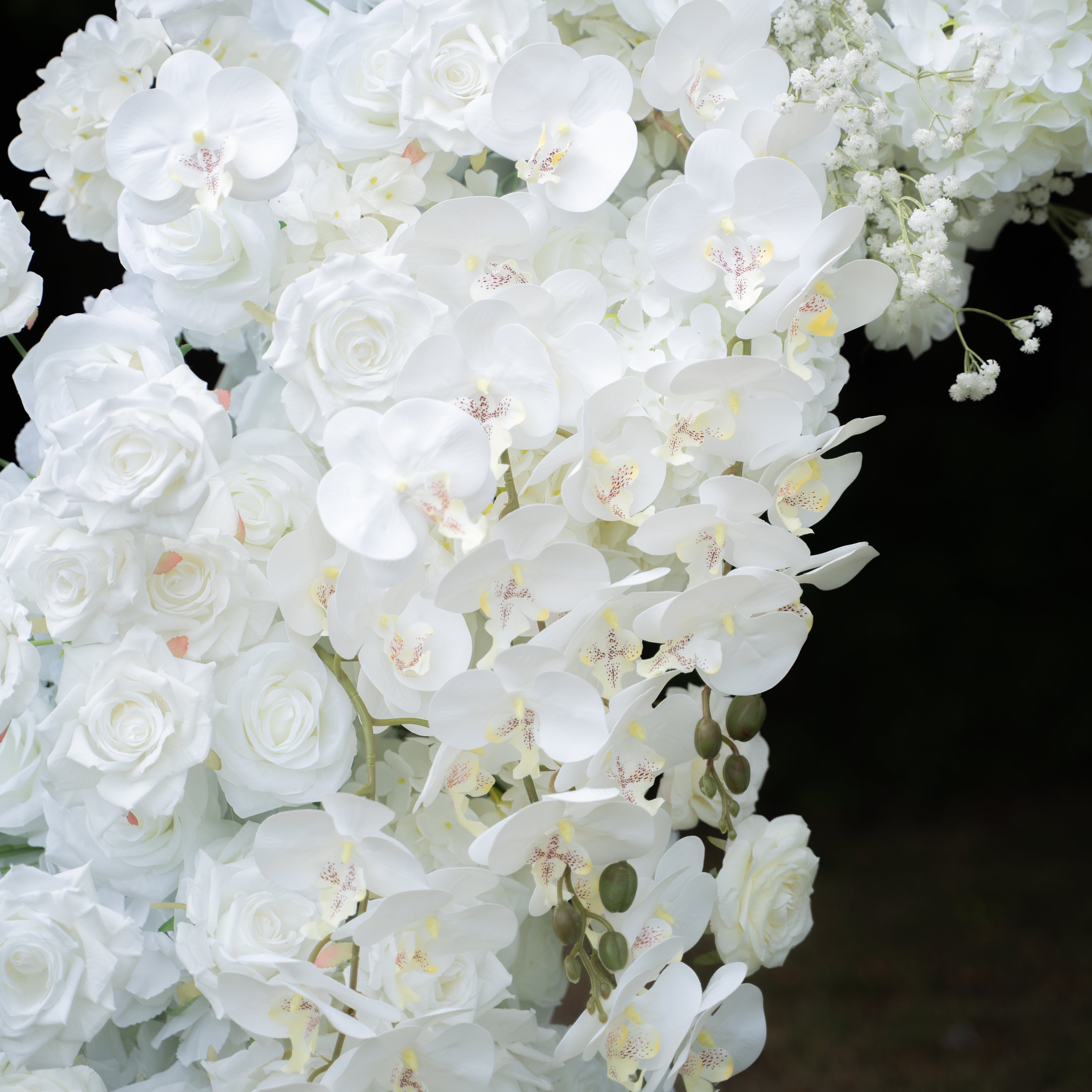 Donut Wedding Party Background Floral Arch Decoration