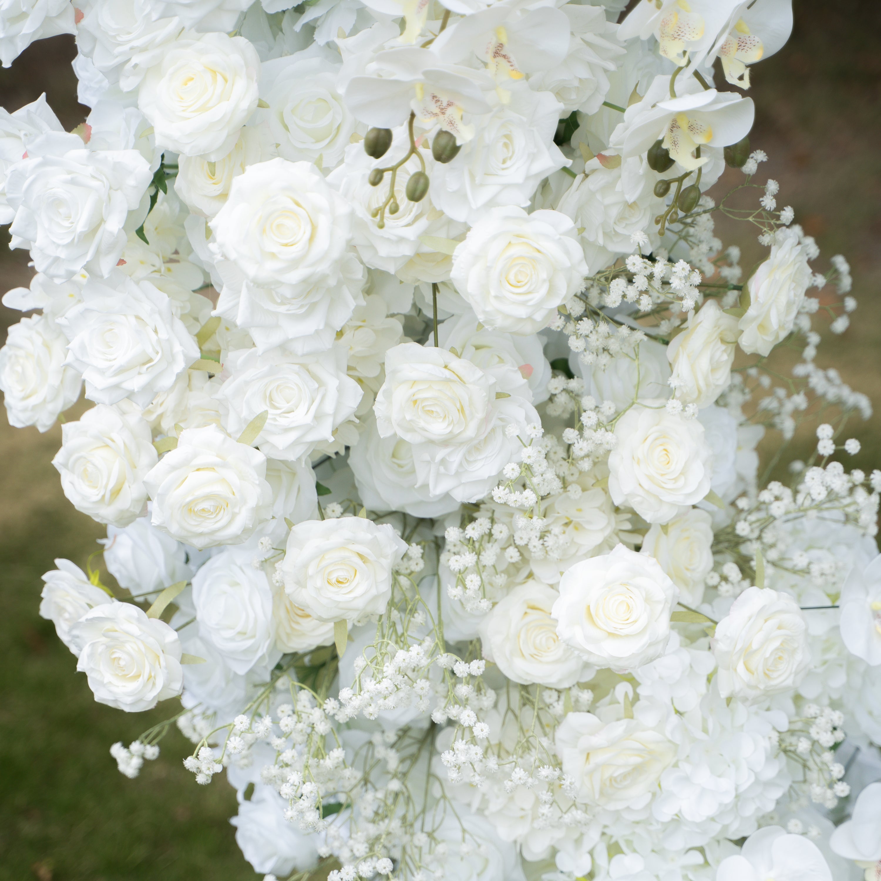 Donut Wedding Party Background Floral Arch Decoration