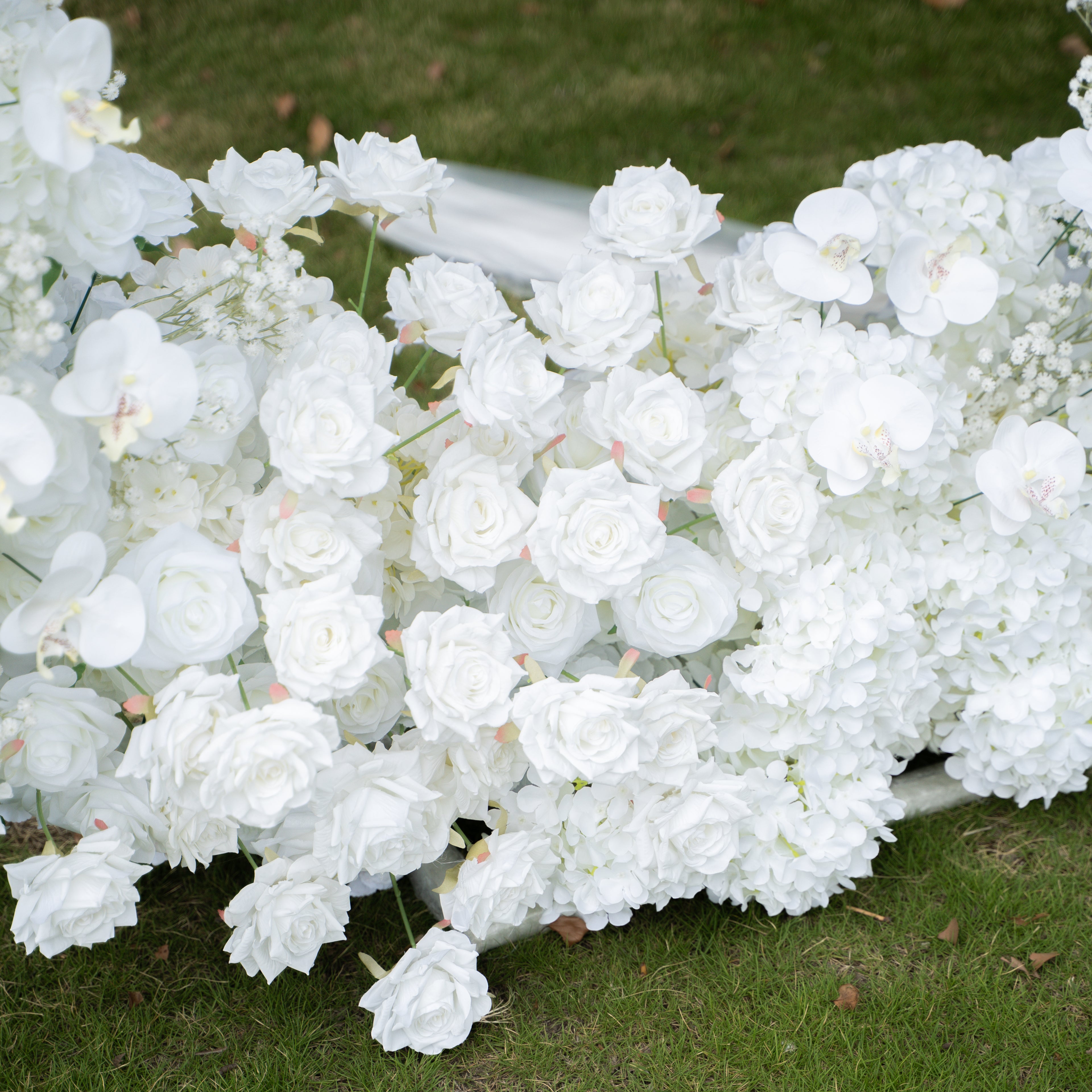 Donut Wedding Party Background Floral Arch Decoration