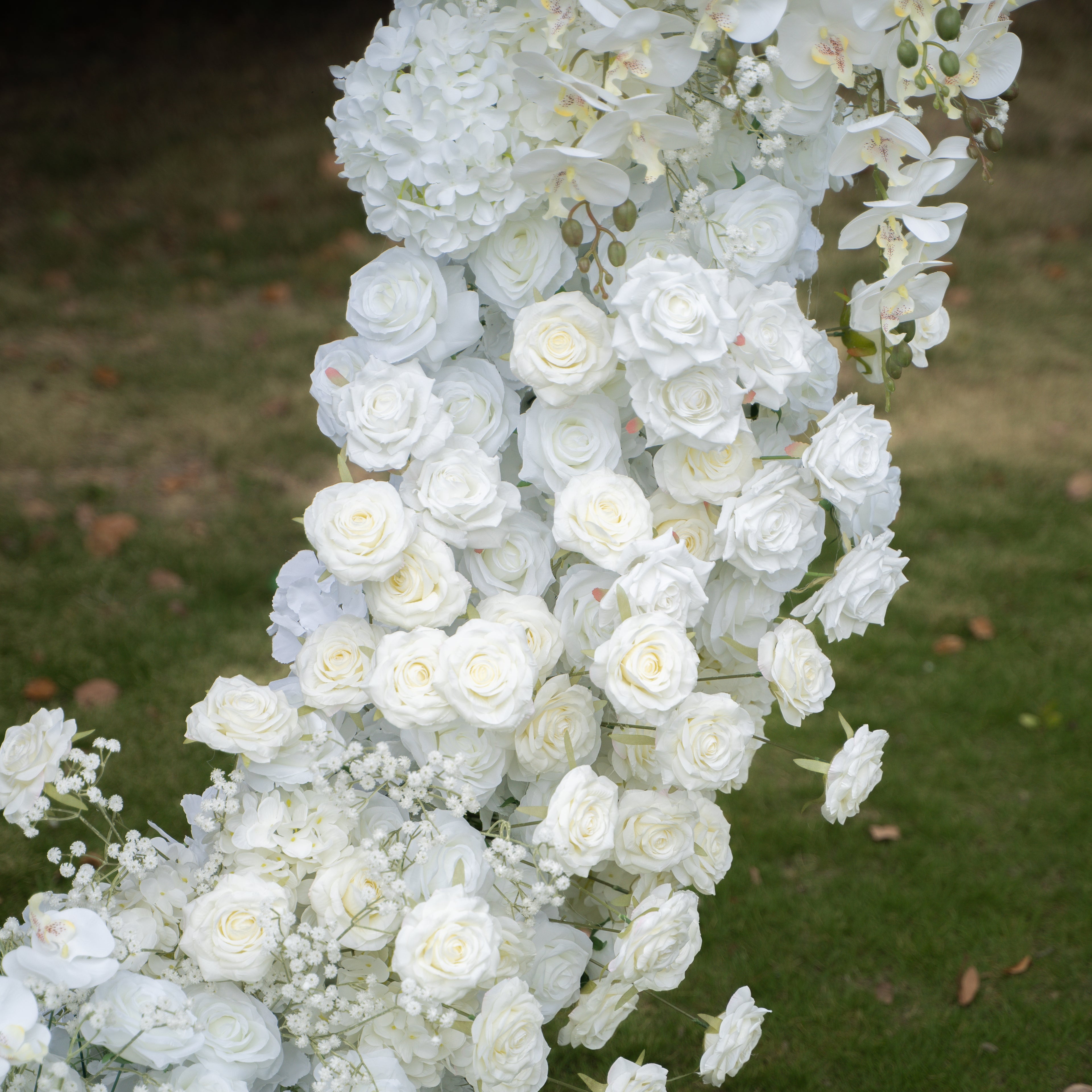 Donut Wedding Party Background Floral Arch Decoration