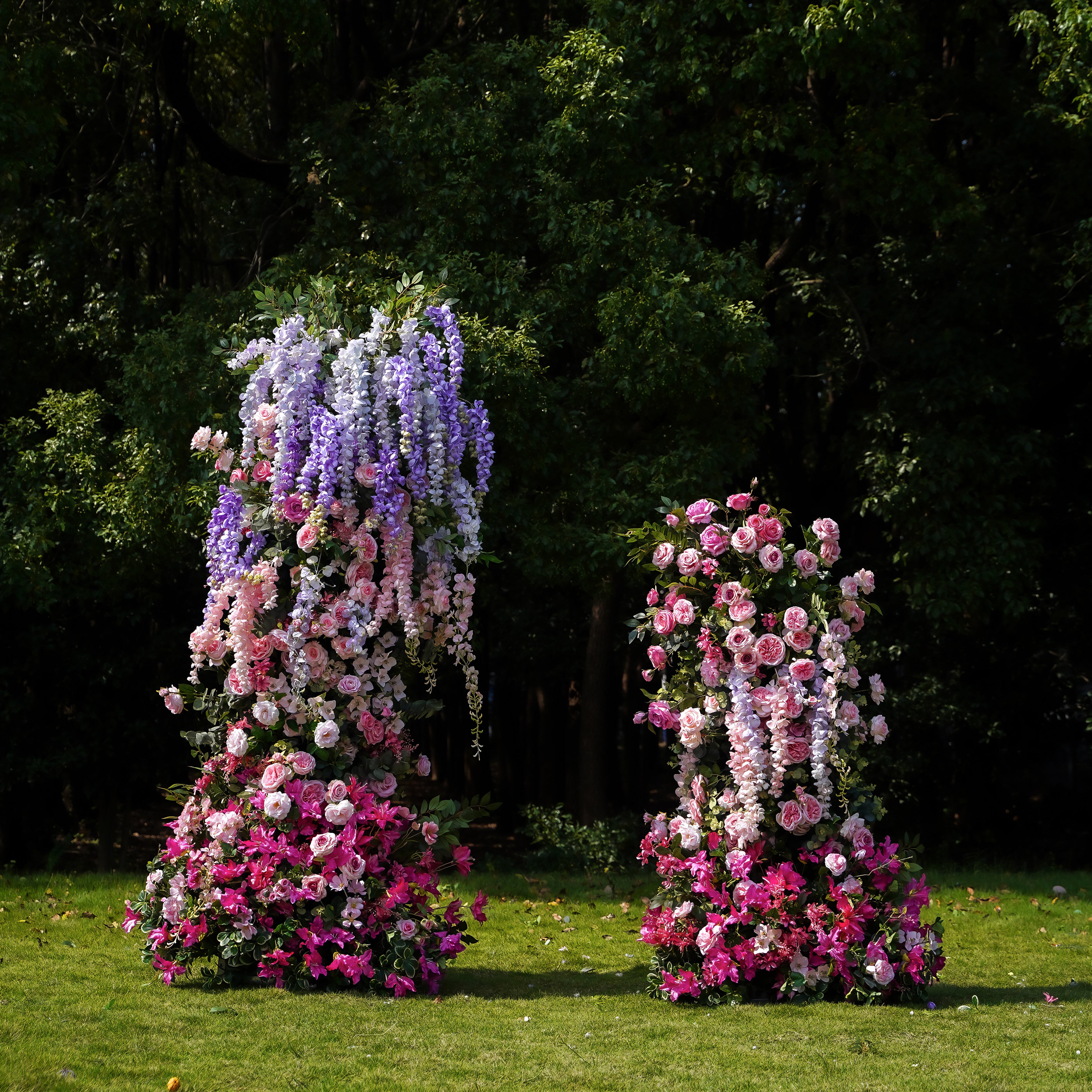 Dora Wedding Party Background Floral Arch Decoration Rose Morning