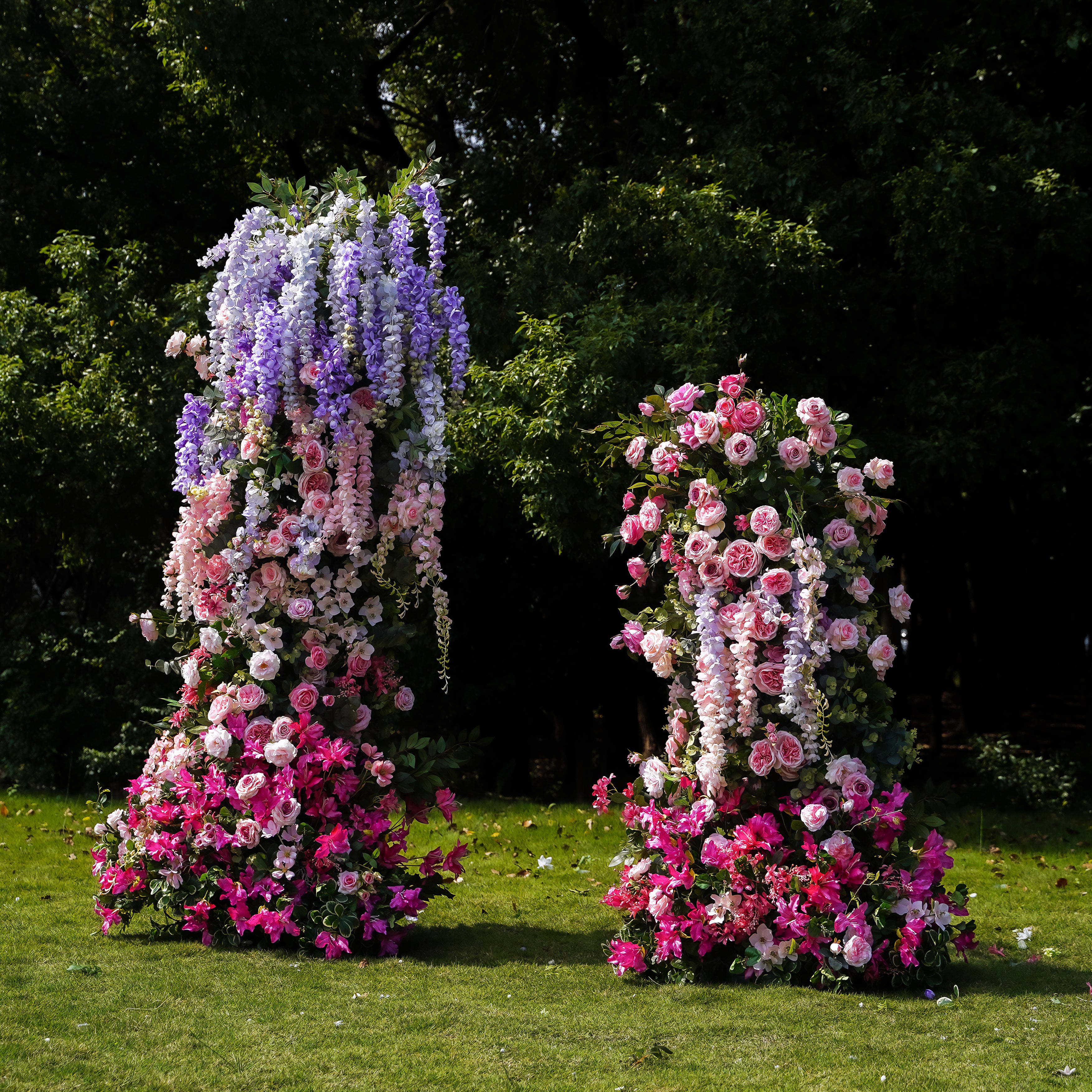 Dora Wedding Party Background Floral Arch Decoration Rose Morning