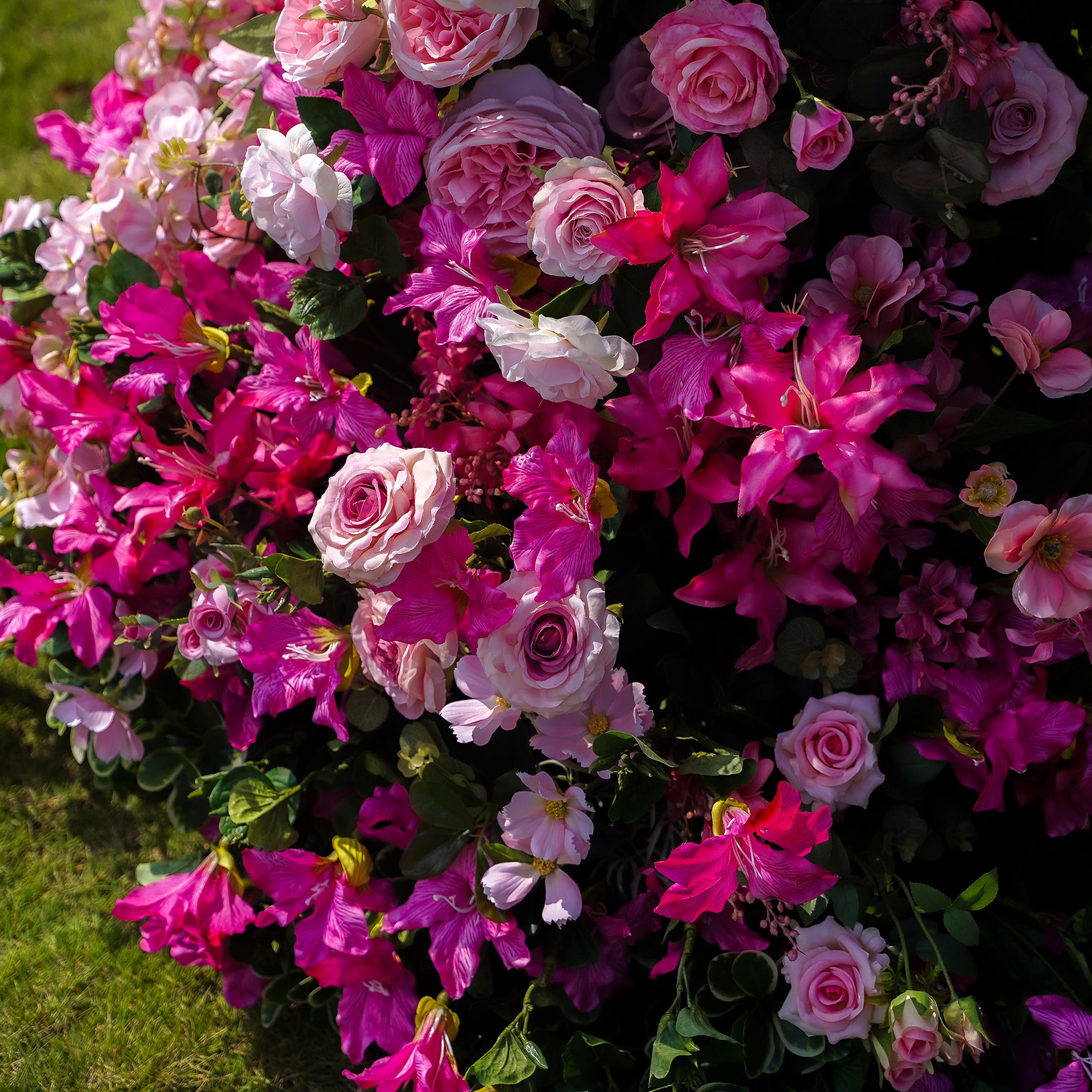 Dora Wedding Party Background Floral Arch Decoration Rose Morning