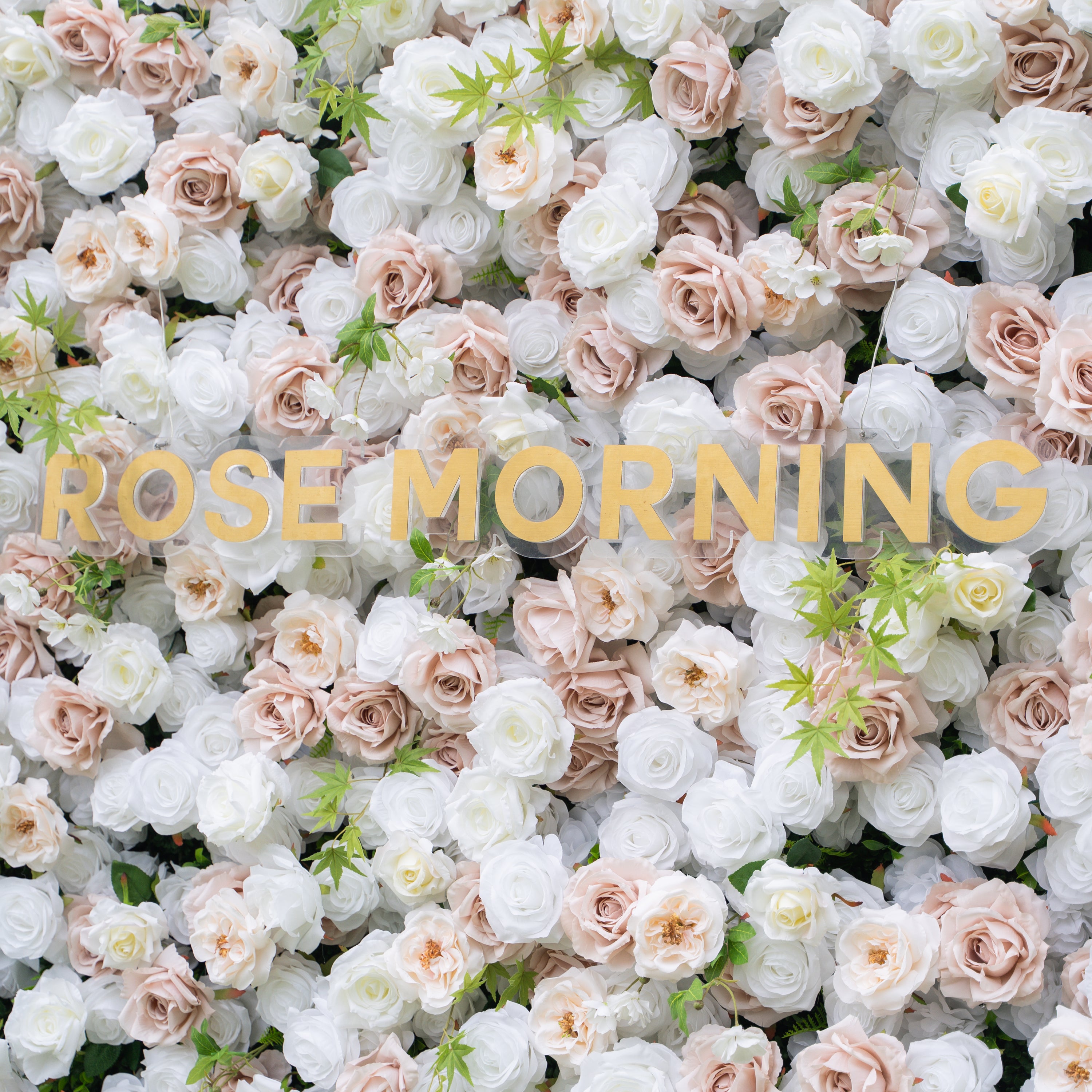 Ema - Autumn Fall 5D Fabric Zip Up Flower Wall 8ft x 8ft for Wedding Party Backdrop