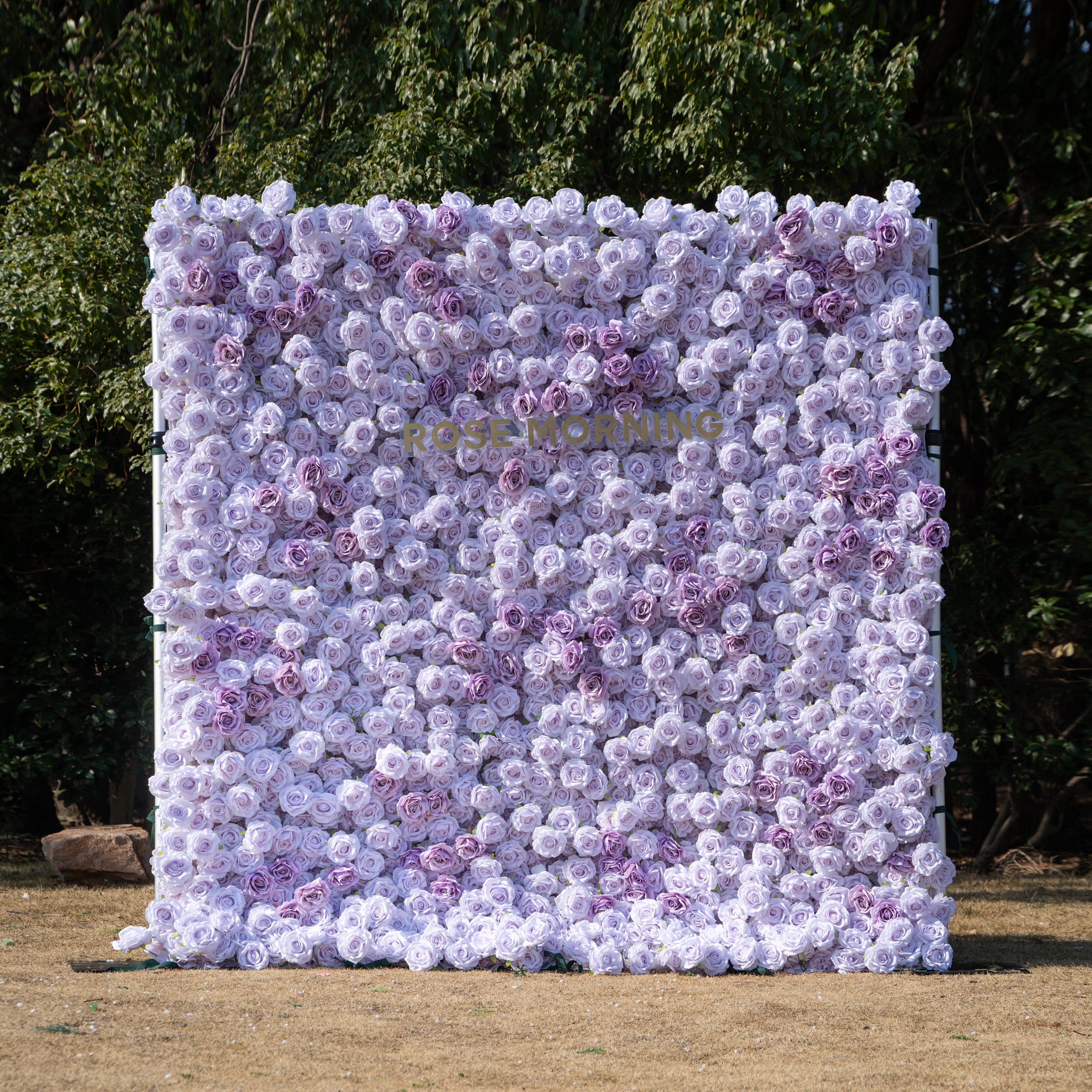 Fate:3D Fabric Artificial rolling up curtain flower wall