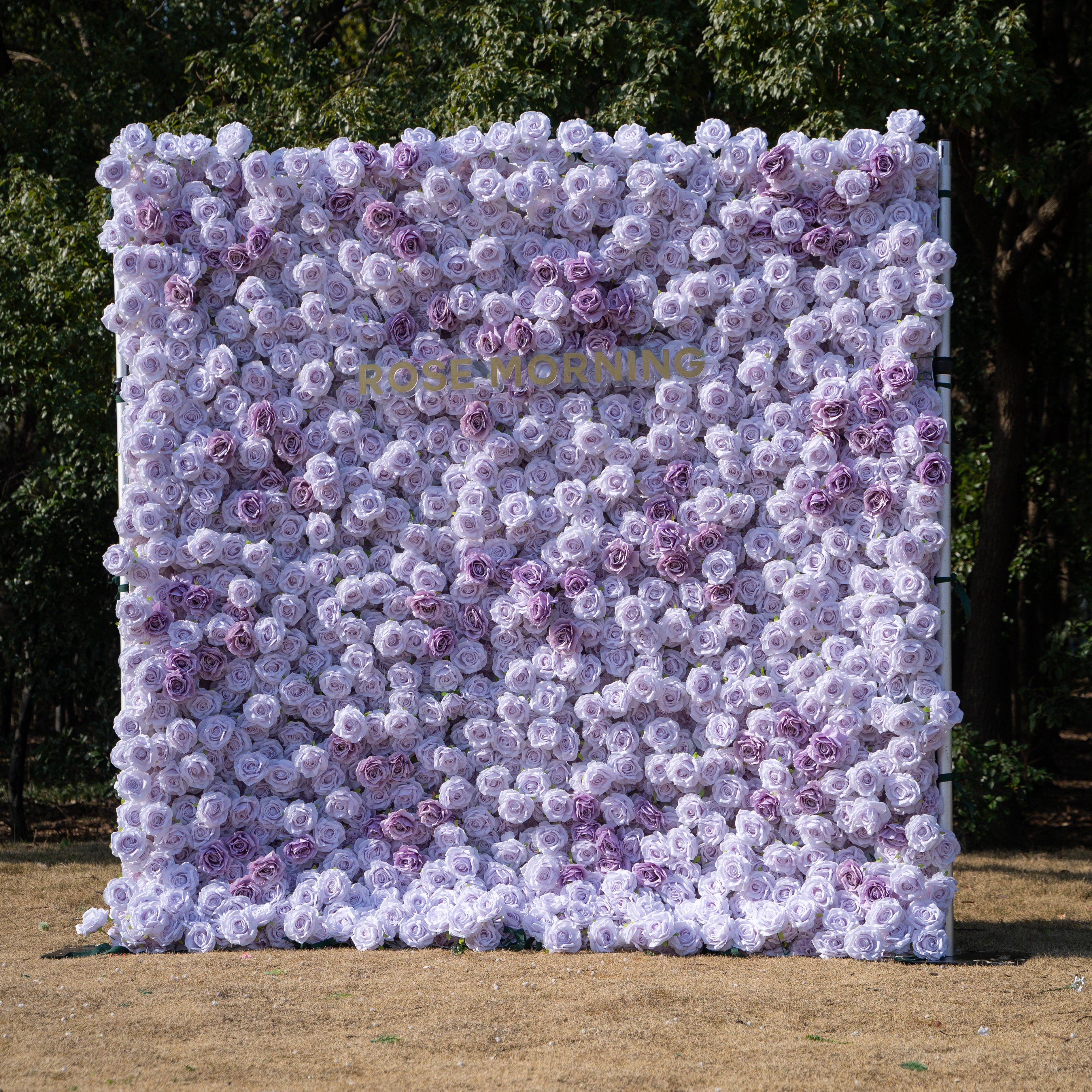 Fate:3D Fabric Artificial rolling up curtain flower wall