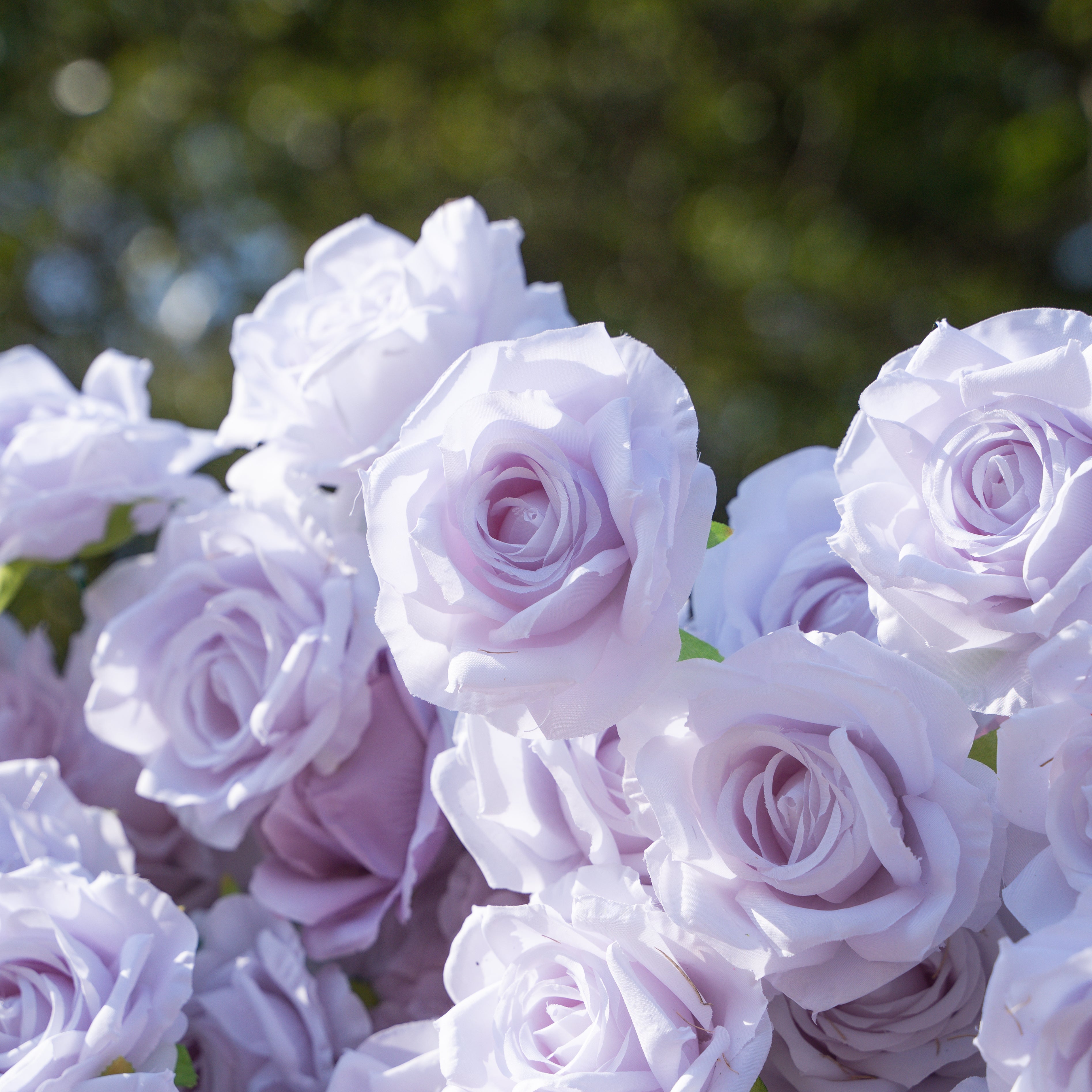 Fate:3D Fabric Artificial rolling up curtain flower wall