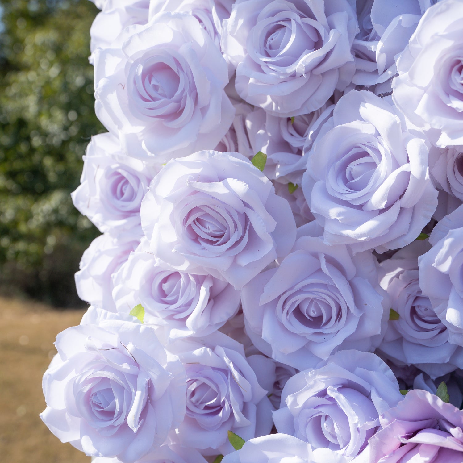 Fate:3D Fabric Artificial rolling up curtain flower wall