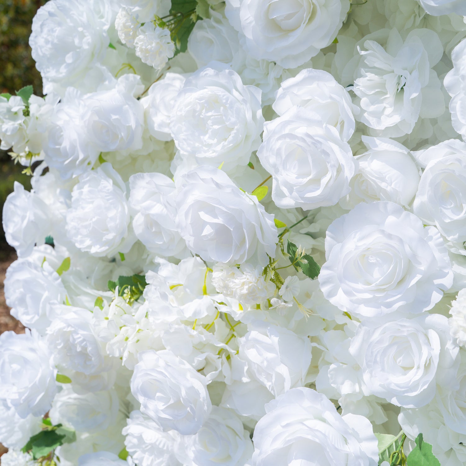Felicity:5D Fabric Artificial rolling up curtain flower wall