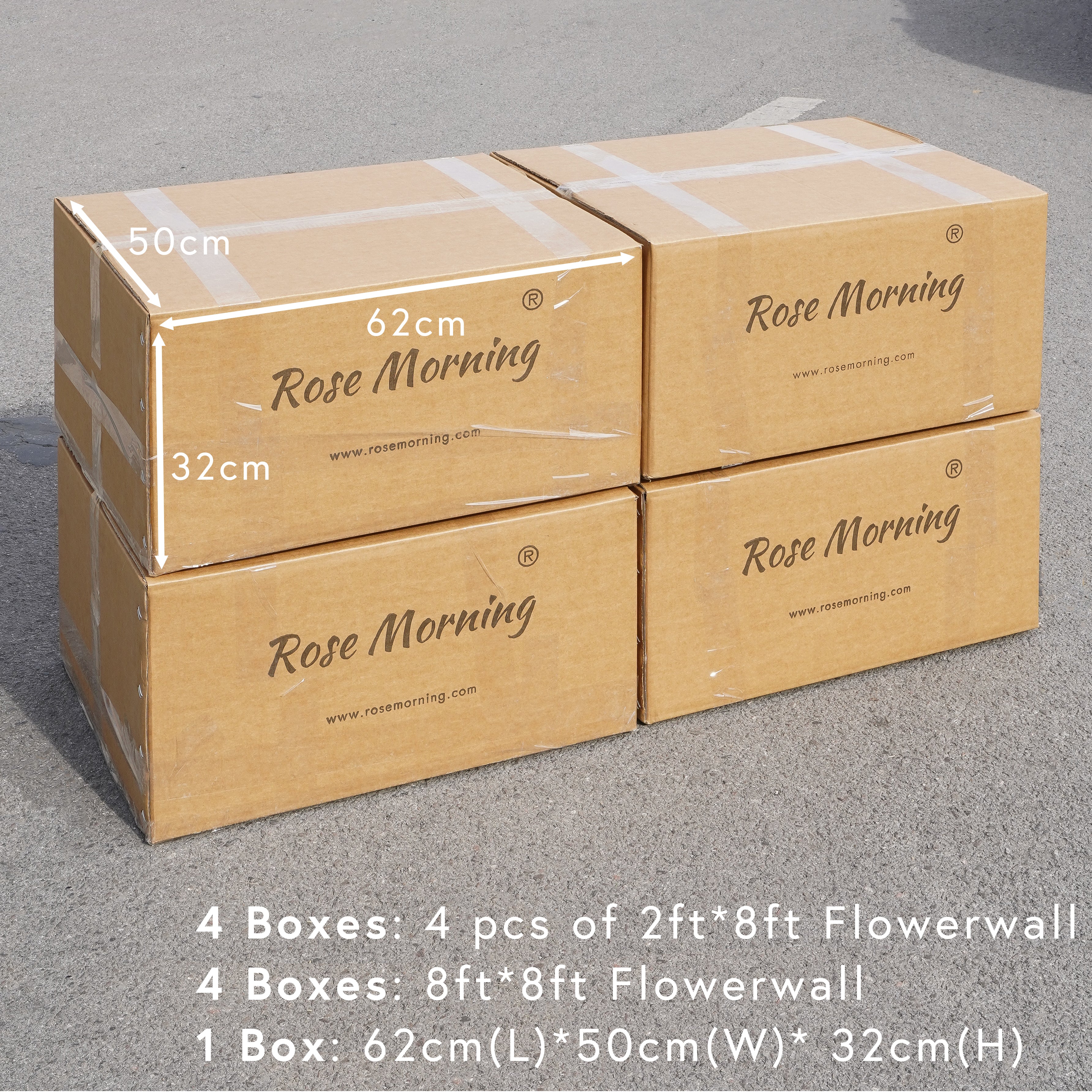 Rose Morning“The flower walls are made of artificial flowers in various colors, layered at different levels to create a lush, elegant and natural look. The exclusive zipper design and roll-up design make it easy to install and remove.”