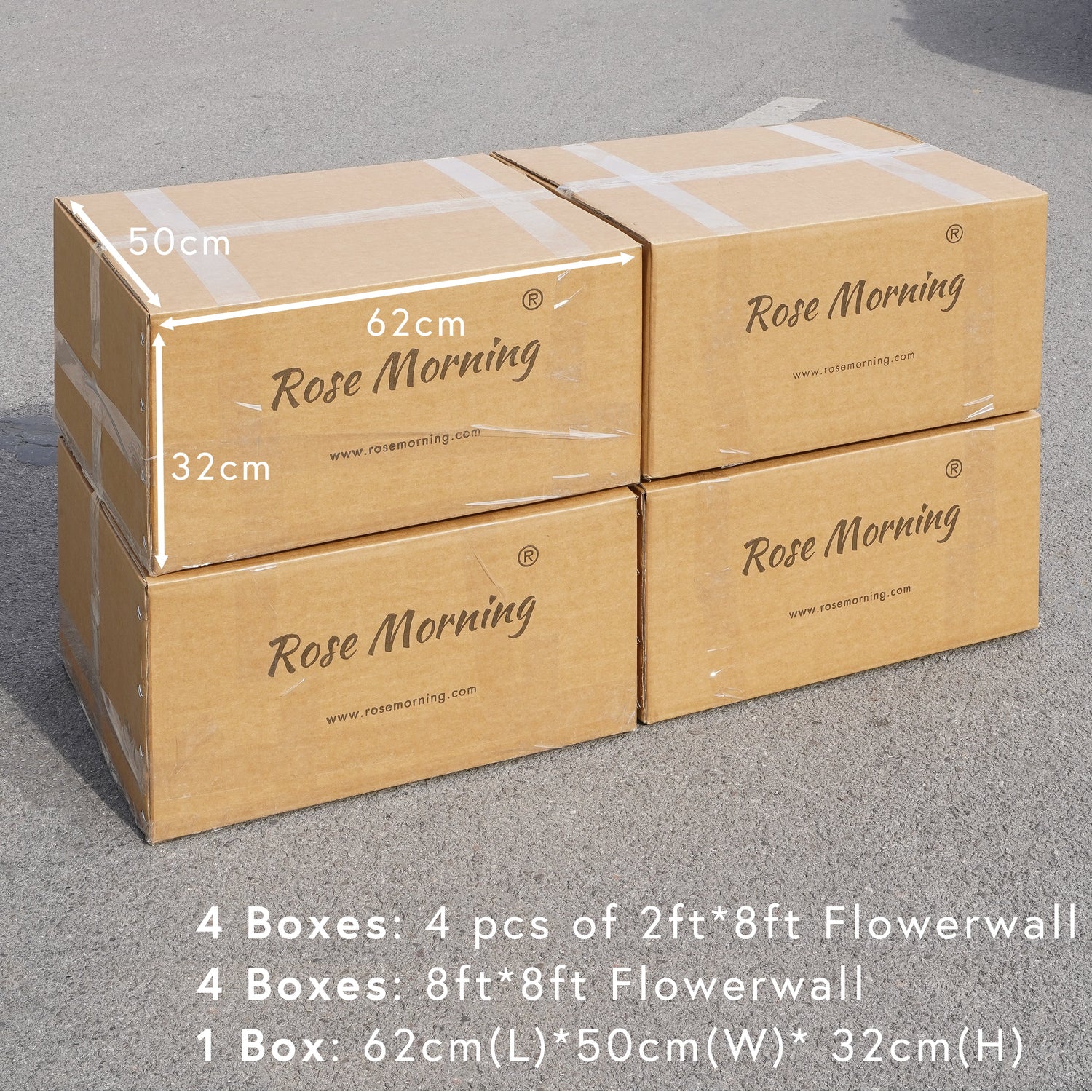 Briar:5D Fabric Artificial Flower Wall Rolling Up Curtain Flower Wall 8ft*8ft -R054 Rose Morning