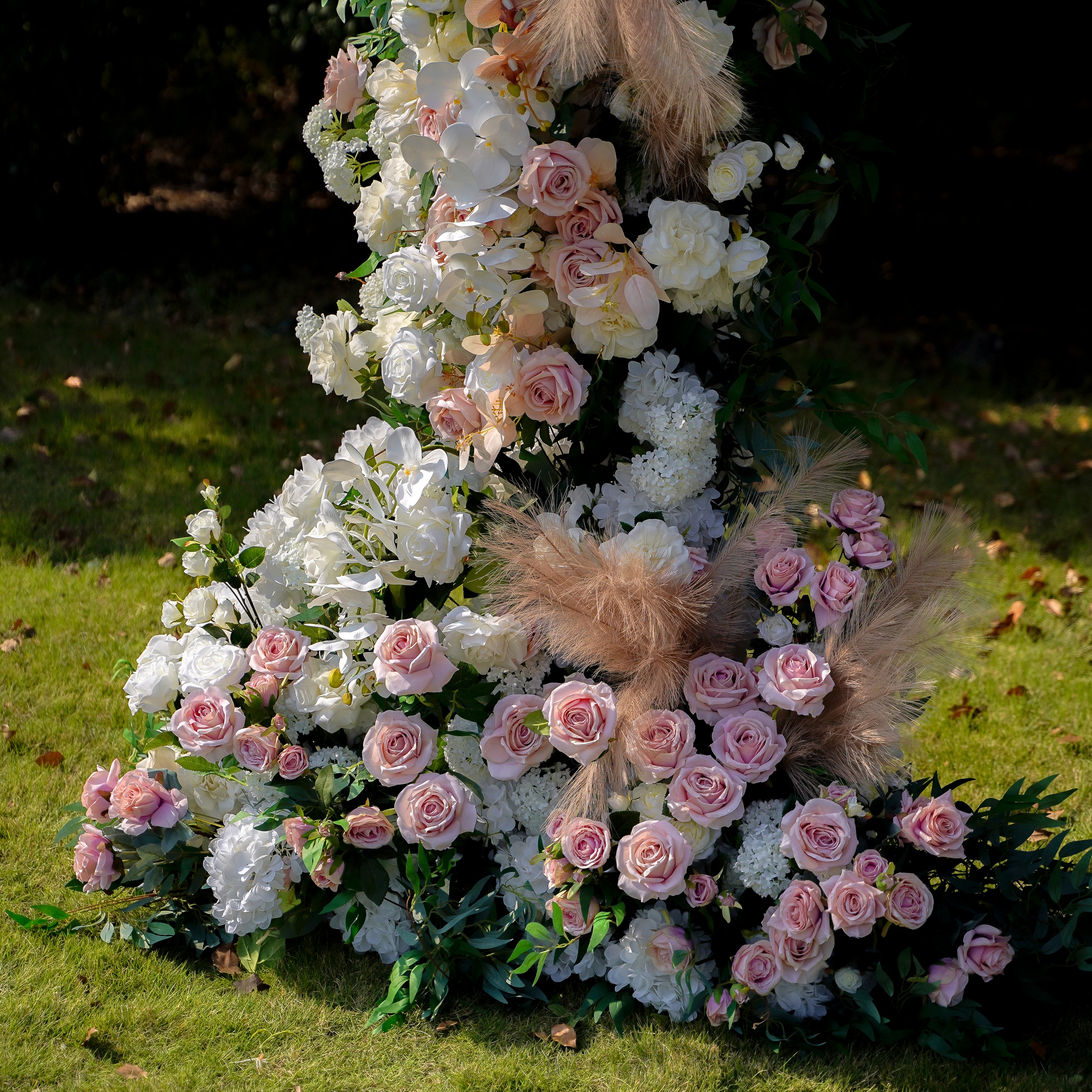 Jill Wedding Party Background Floral Arch Decoration Rose Morning