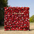 Five: Fabric Artificial zip up curtain flower wall 8ft*8ft Rose Morning