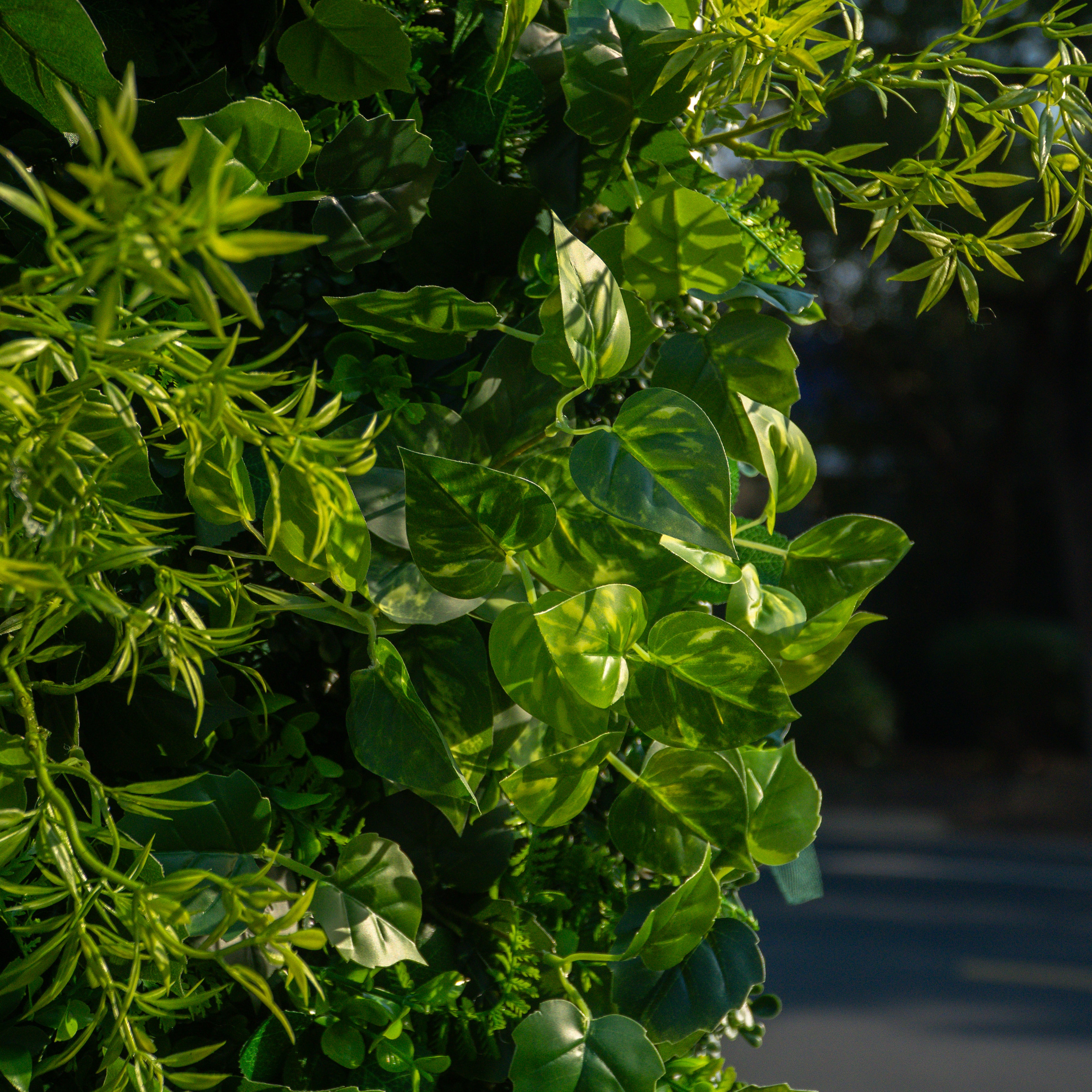 Greenery:3D Fabric Artificial rolling up curtain flower wall