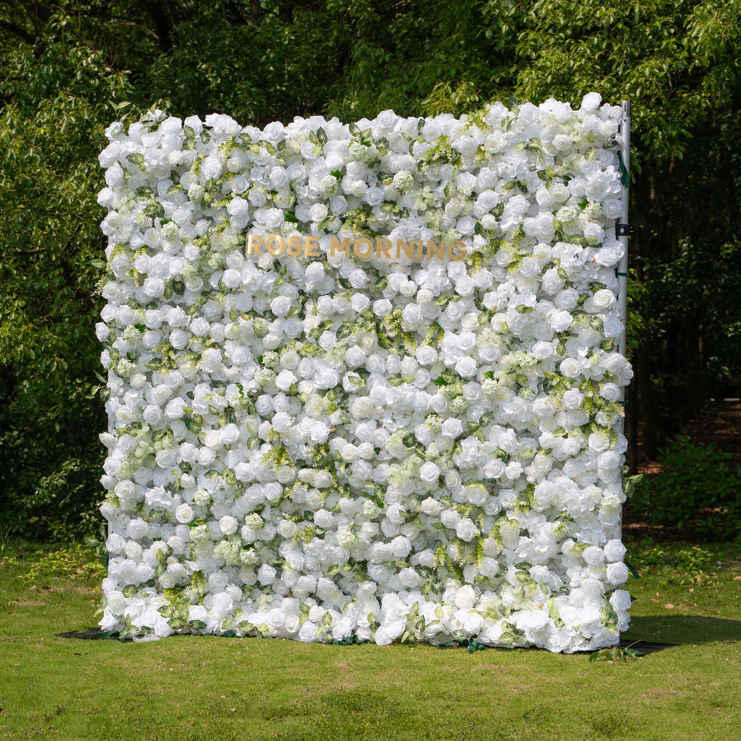 Icing :3D Fabric Artificial rolling up curtain flower wall (Ready to ship)