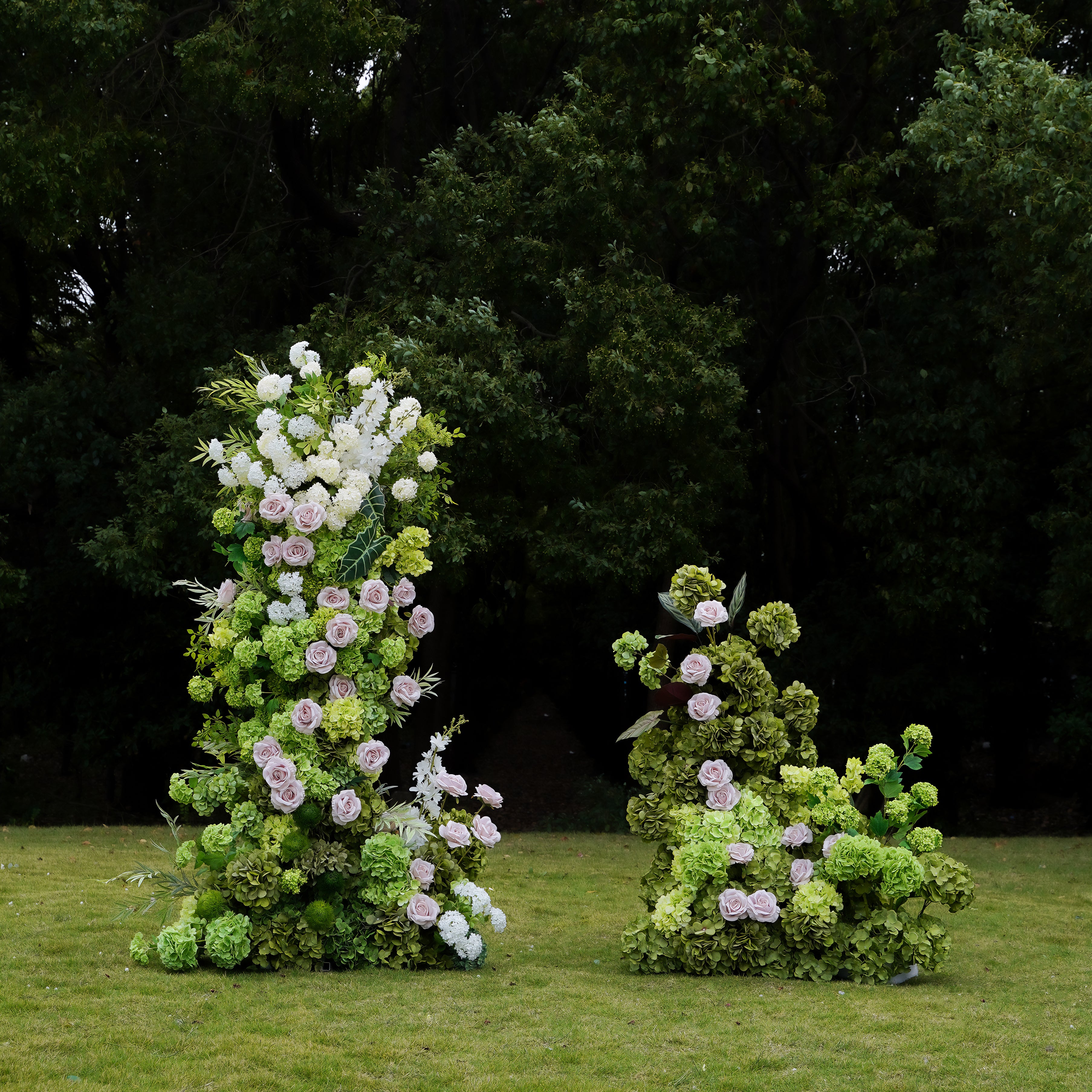 Ida 2023 New Wedding Party Background Floral Arch Decoration Rose Morning