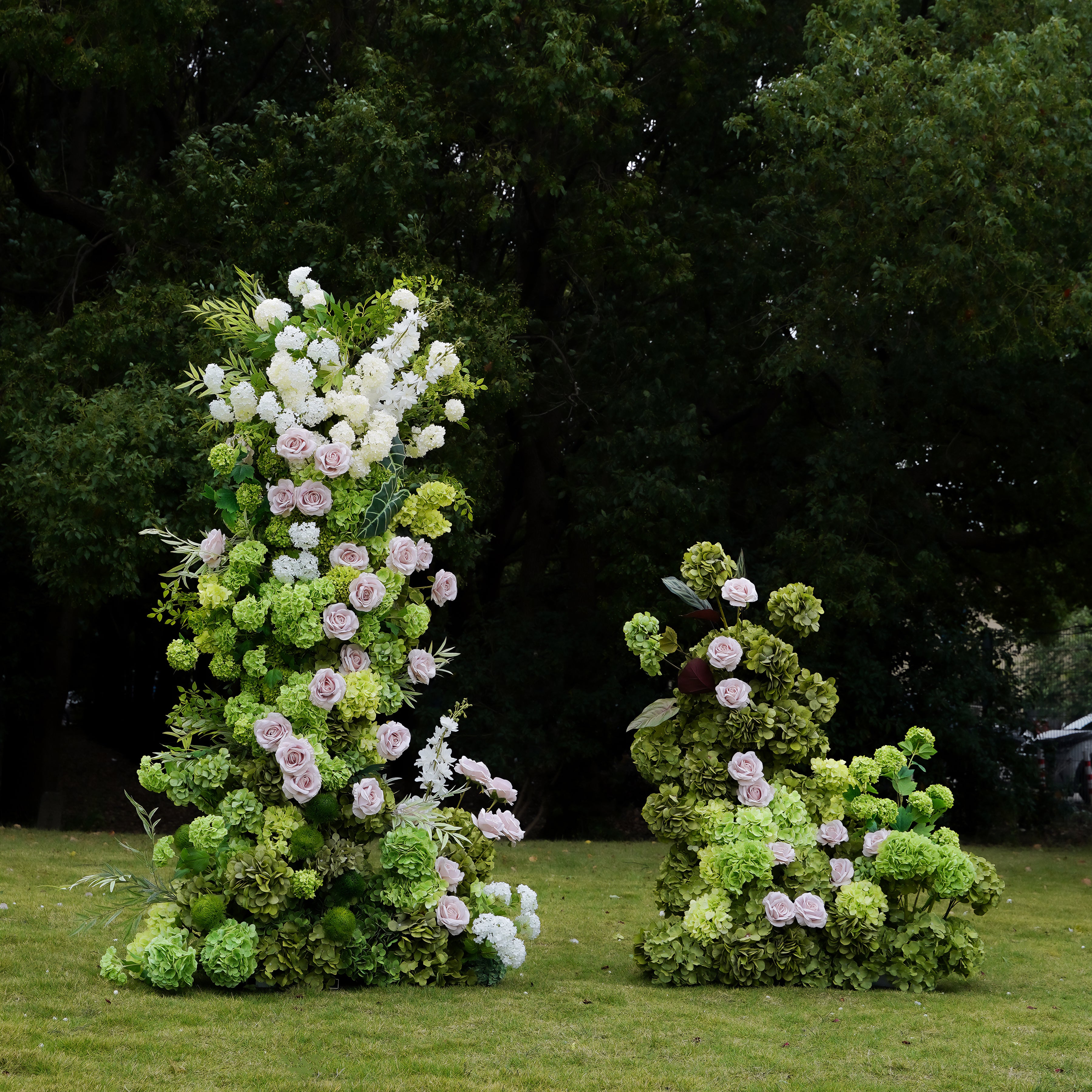 Ida 2023 New Wedding Party Background Floral Arch Decoration Rose Morning