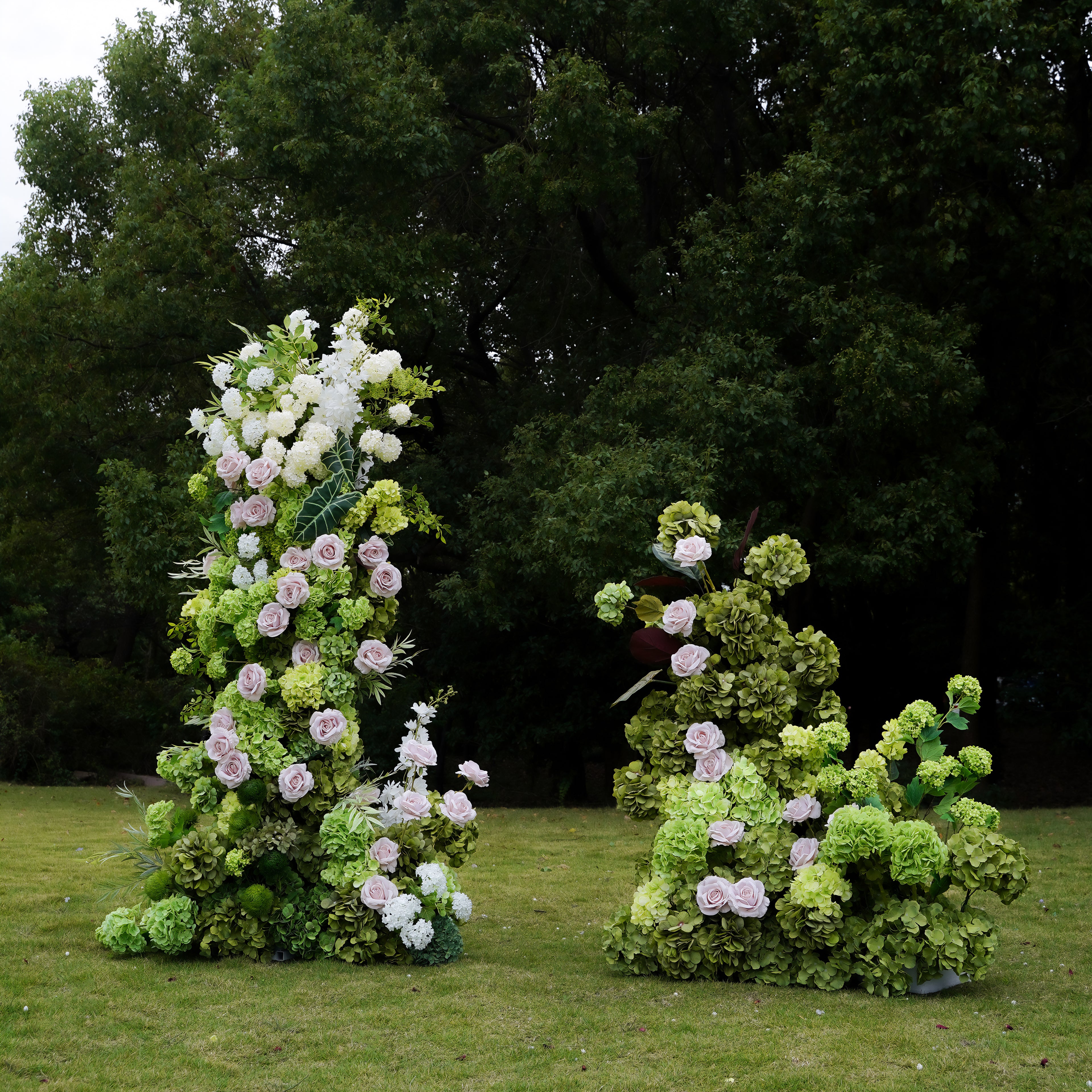 Ida 2023 New Wedding Party Background Floral Arch Decoration Rose Morning