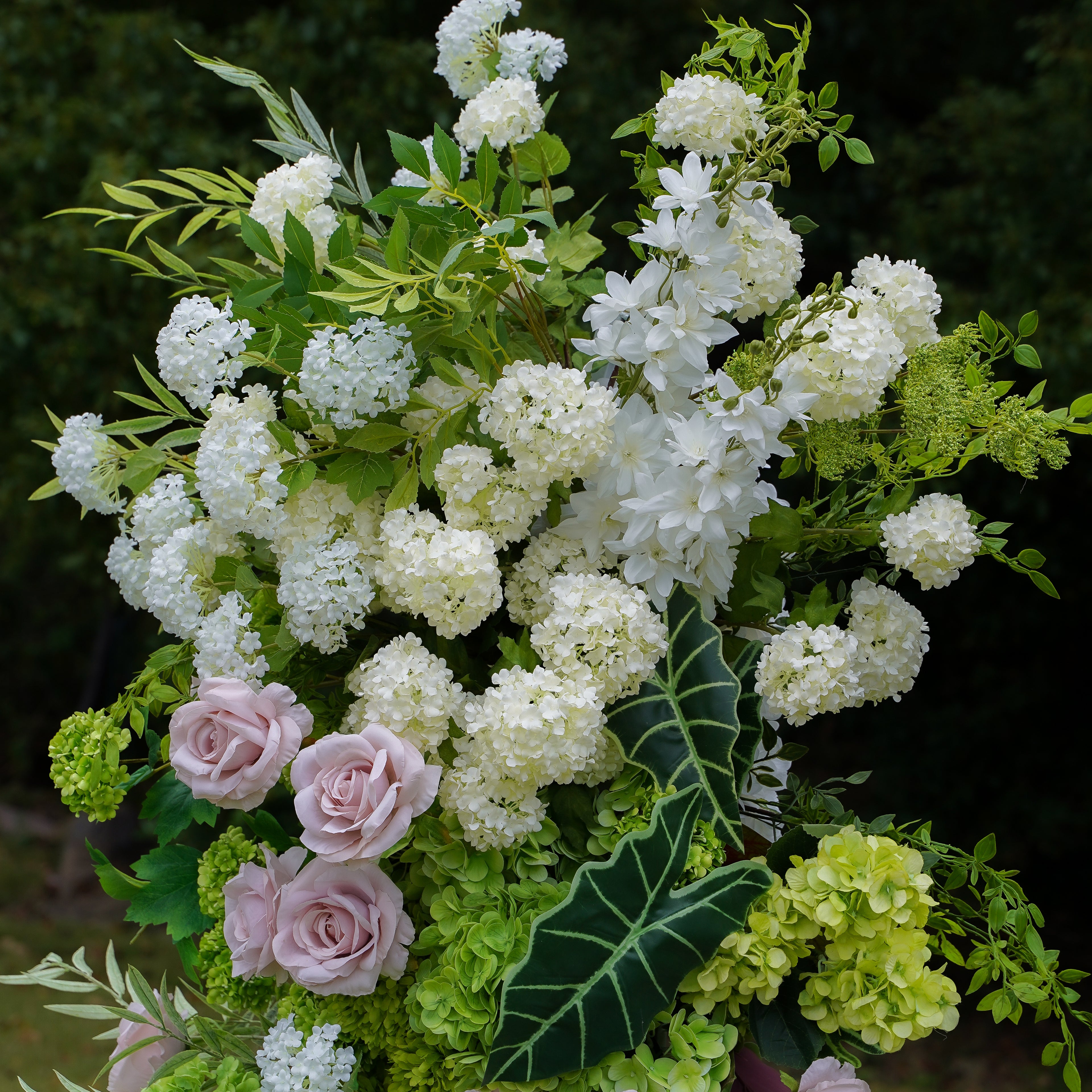 Ida 2023 New Wedding Party Background Floral Arch Decoration Rose Morning