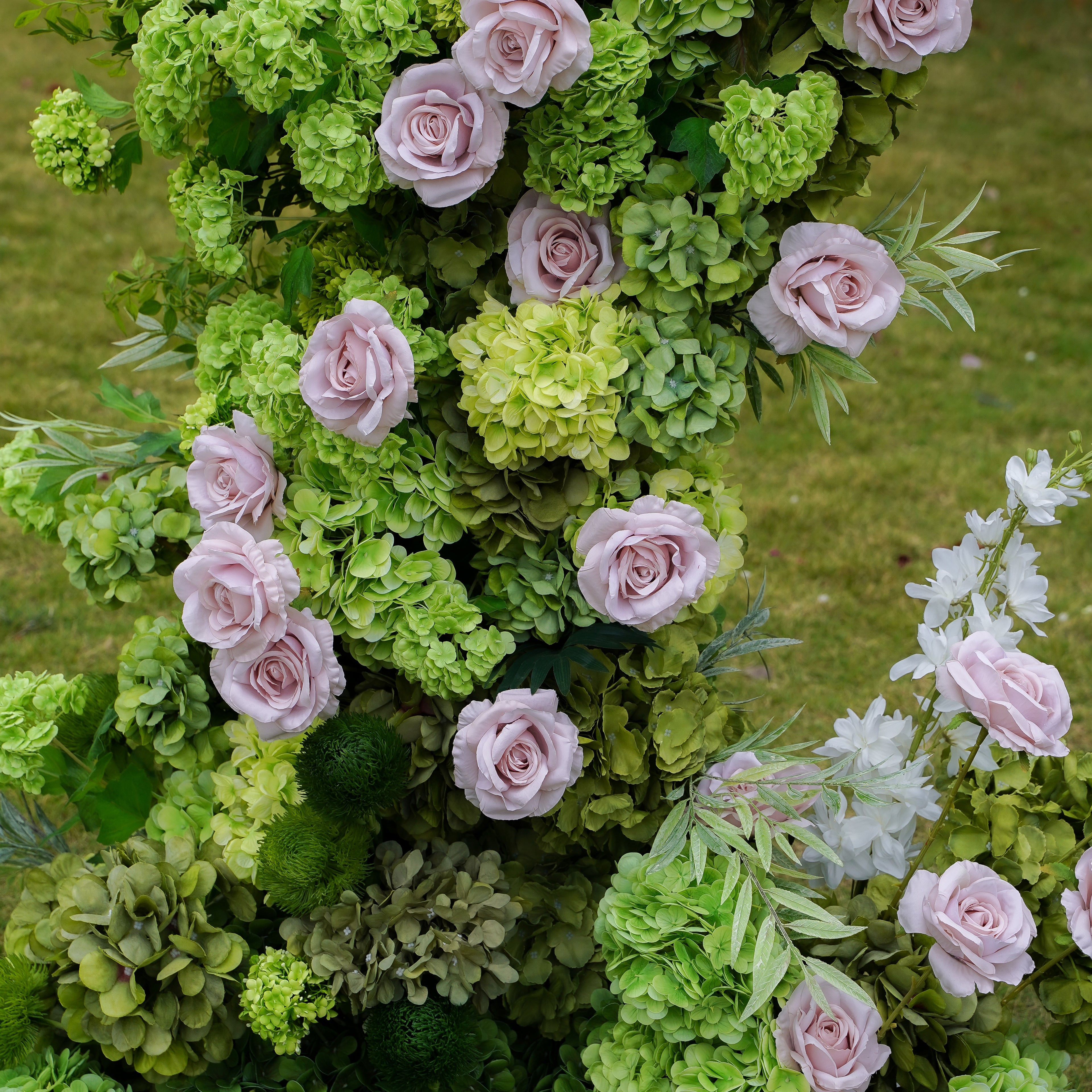 Ida 2023 New Wedding Party Background Floral Arch Decoration Rose Morning