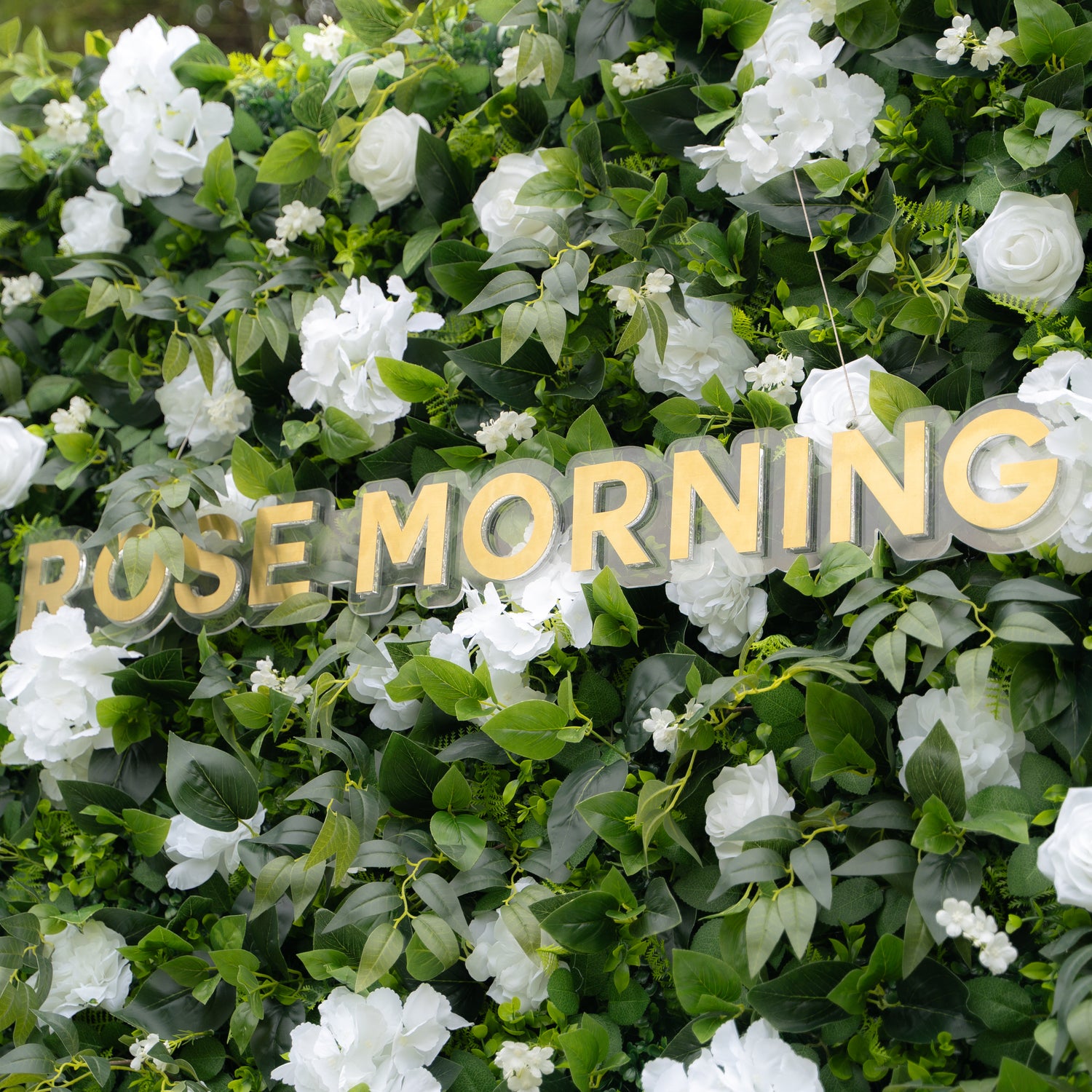 Jane Plus:Upgraded High-class Jane wall Fabric Artificial rolling up curtain flower wall (Ready to ship) Rose Morning