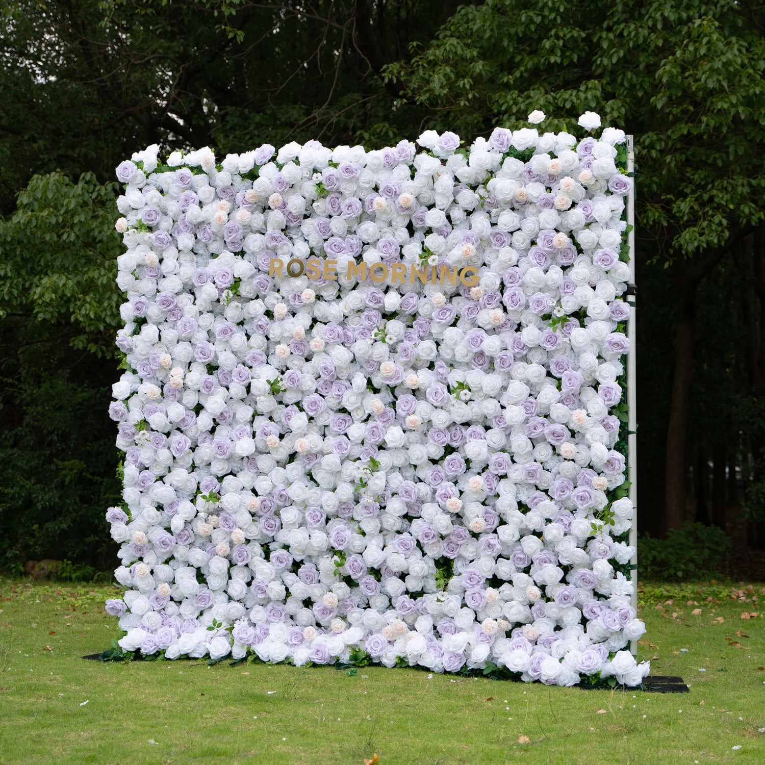 Jazlynn:5D Fabric Artificial rolling up curtain flower wall (Ready to ship) Rose Morning