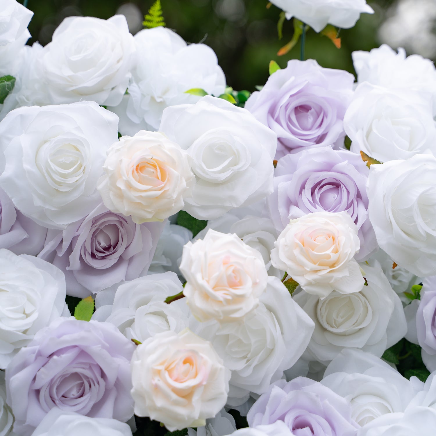 Jazlynn:5D Fabric Artificial rolling up curtain flower wall (Ready to ship) Rose Morning