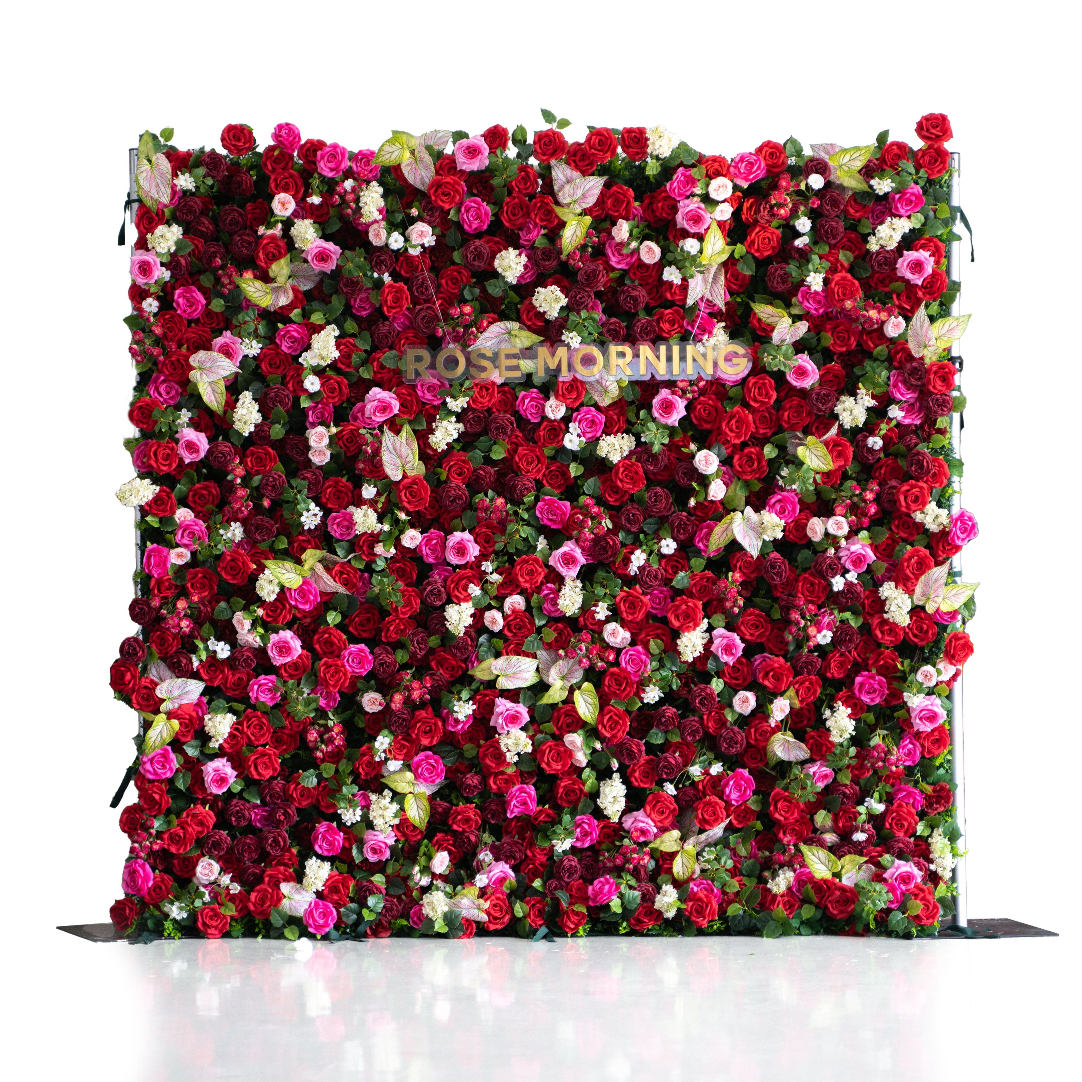 Jody :5D Fabric Artificial rolling up curtain flower wall