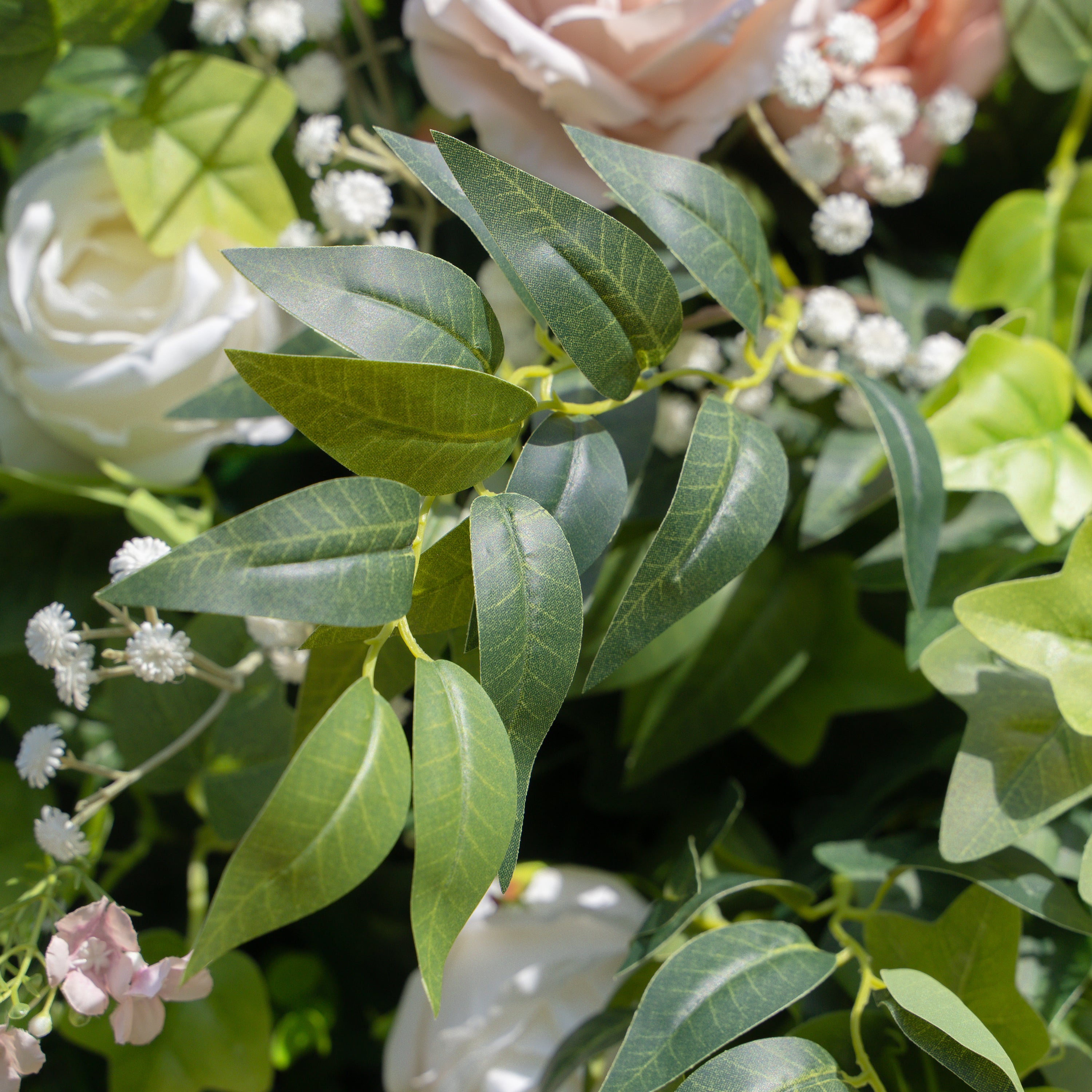 Joel:5D Fabric Artificial rolling up curtain flower wall
