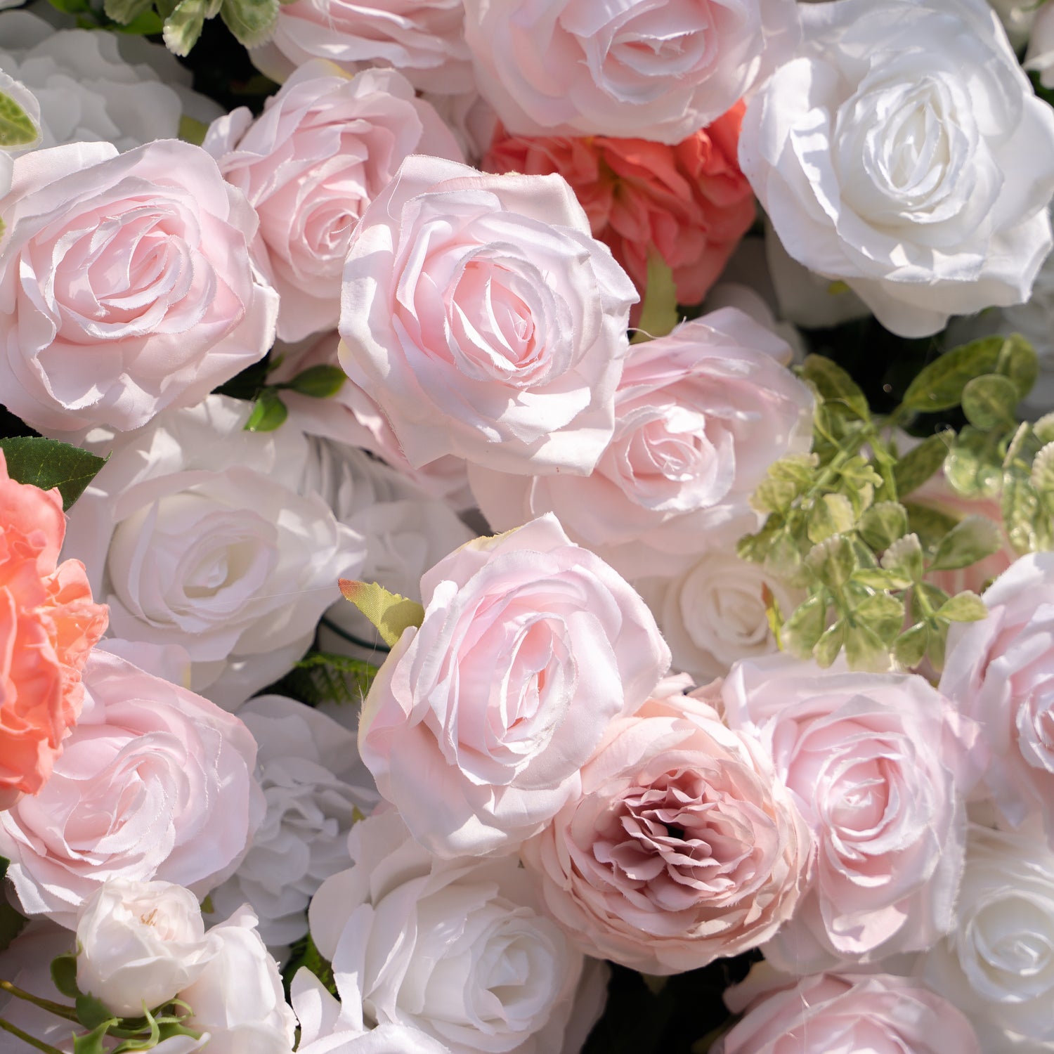 Kaisley:5D Fabric Artificial rolling up curtain flower wall