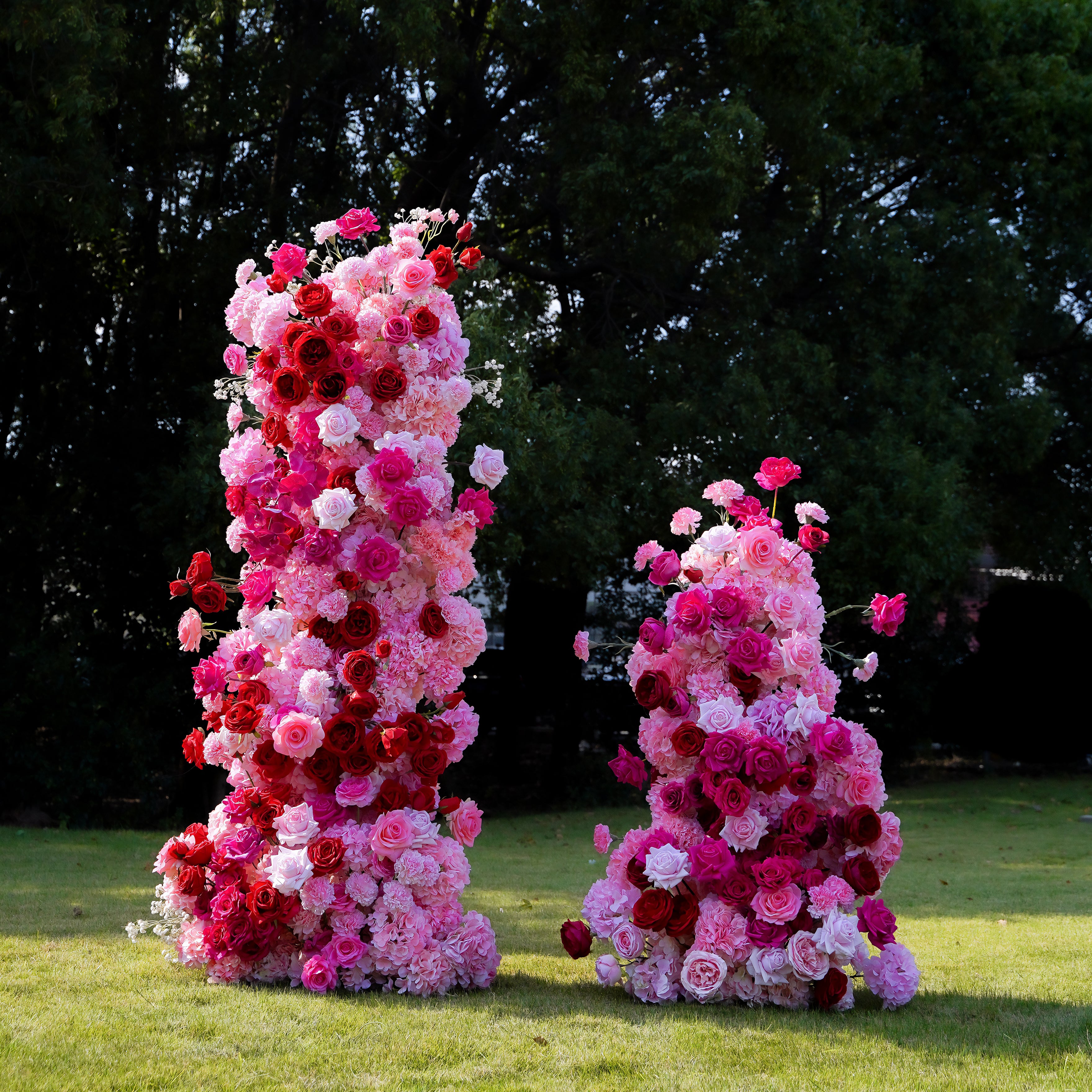 Kathryn Wedding Party Background Floral Arch Decoration Rose Morning